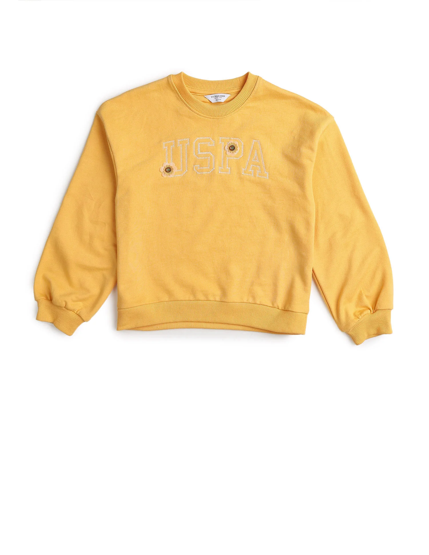 Girls Brand Embroidered Regular Fit Sweatshirt - Image 8