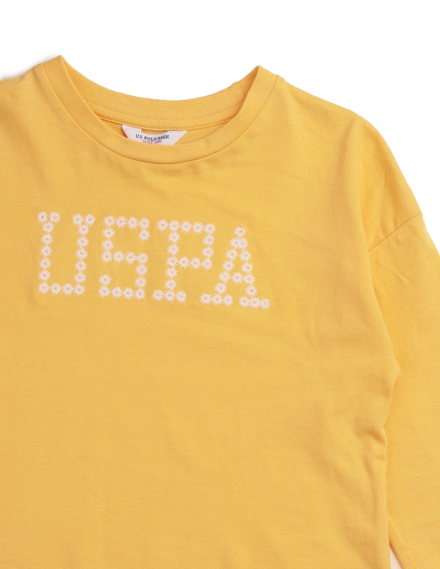 Girls Brand Embroidered Regular Fit Top - Image 10