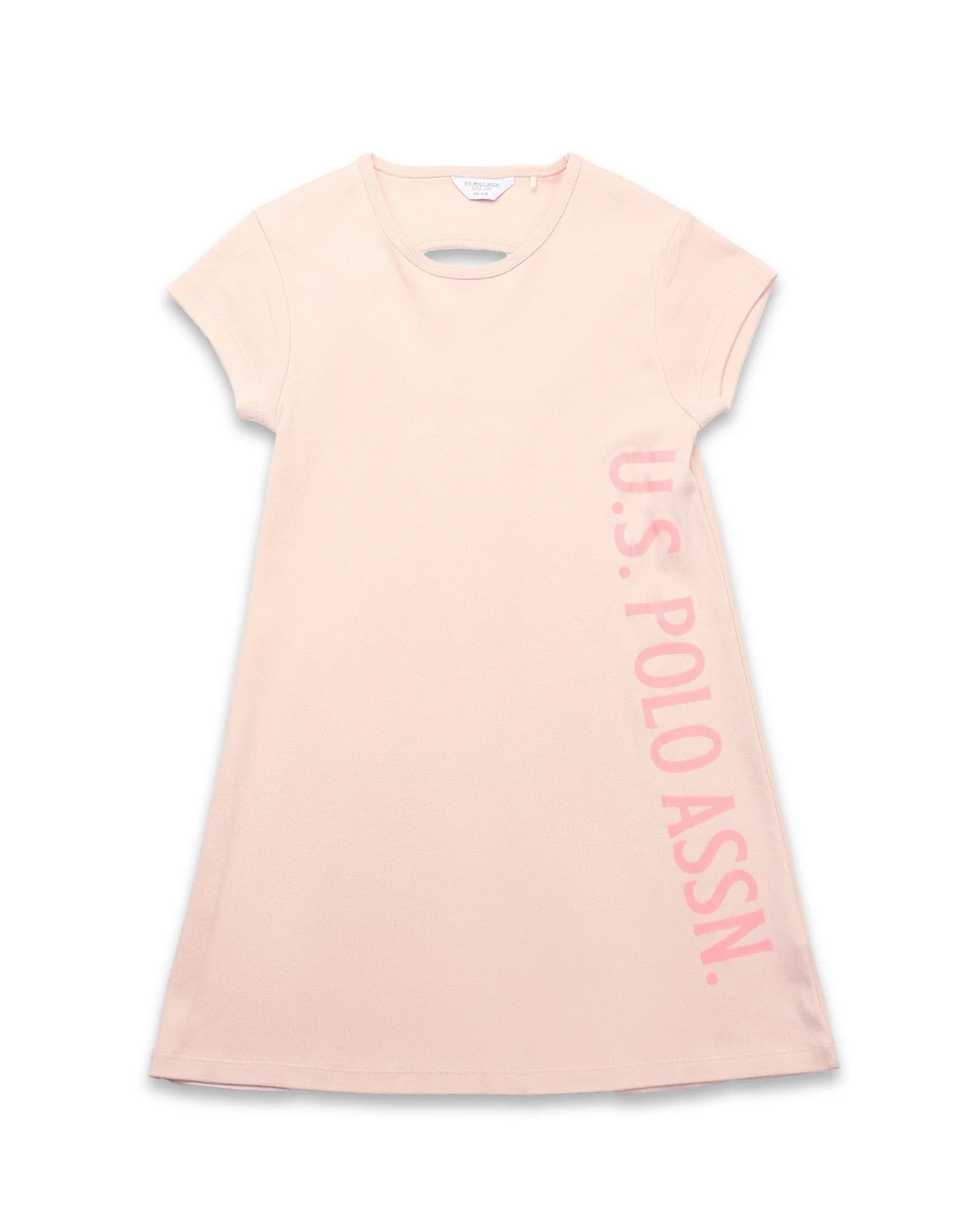 Girls Brand Printed A Line Dress - Image 6