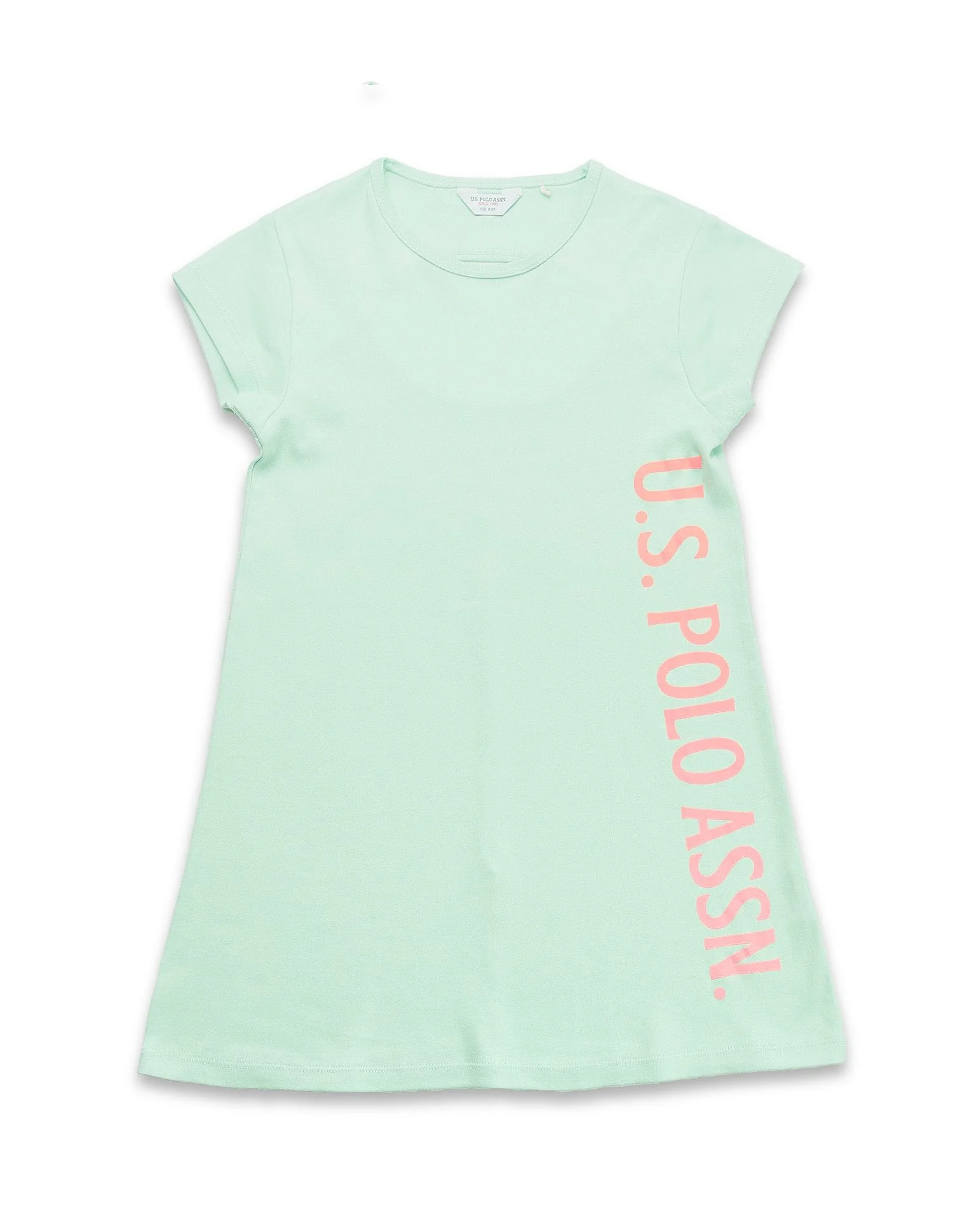 Girls Brand Printed A Line Dress - Image 6