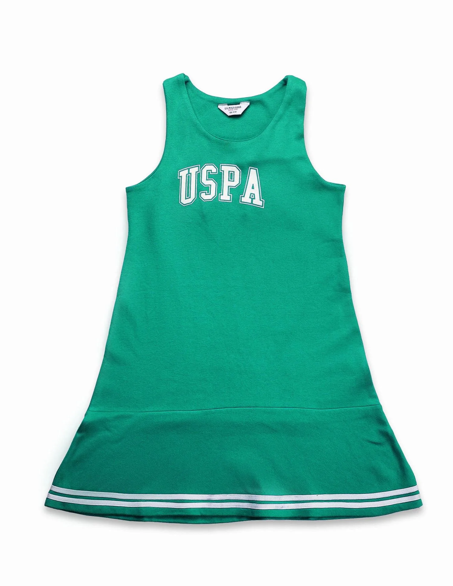 Girls Brand Printed A Line Dress - Image 6