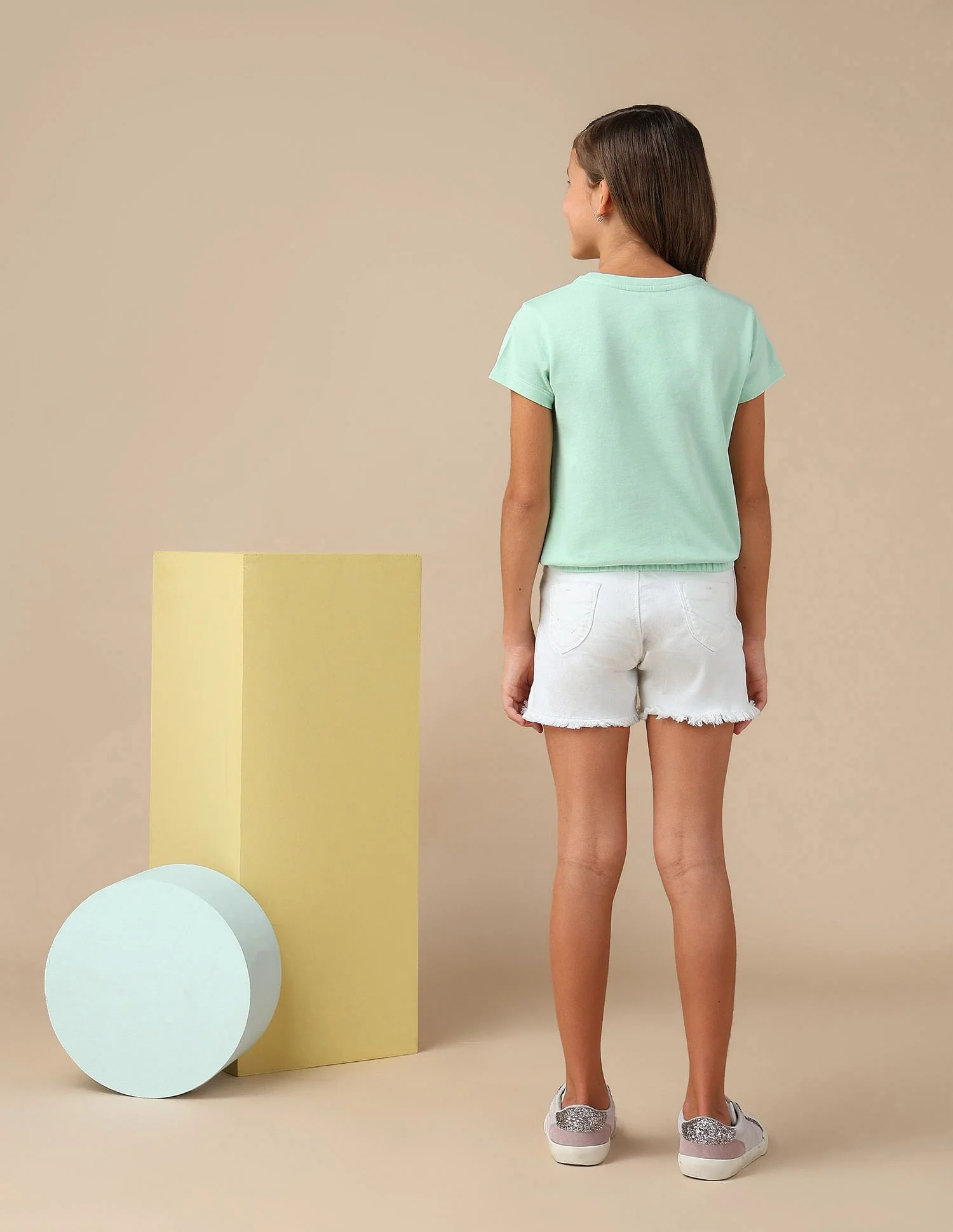 Girls Brand Printed Blousan T-Shirt - Image 4