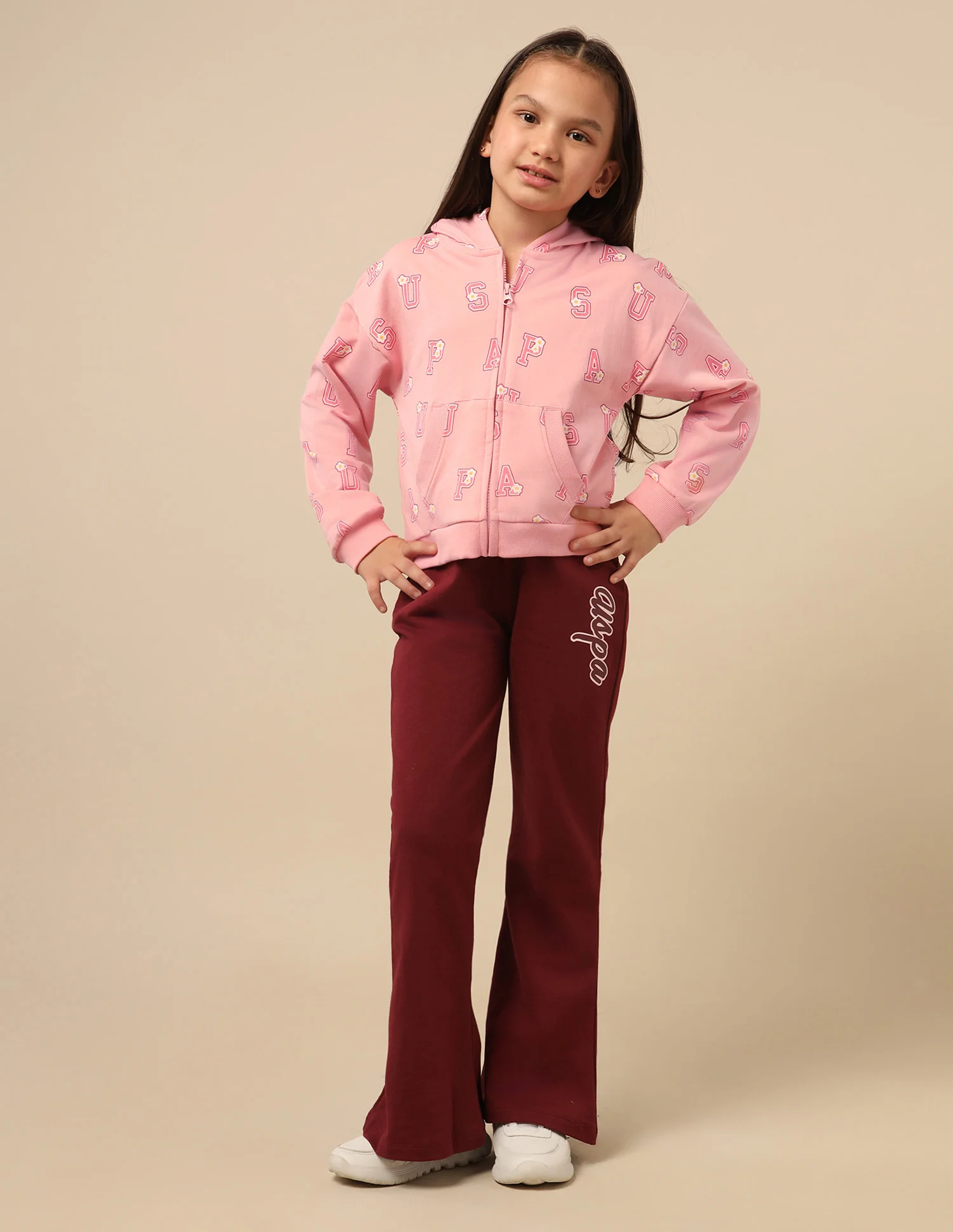 Girls Brand Printed Comfort Fit Sweatshirt - Image 3