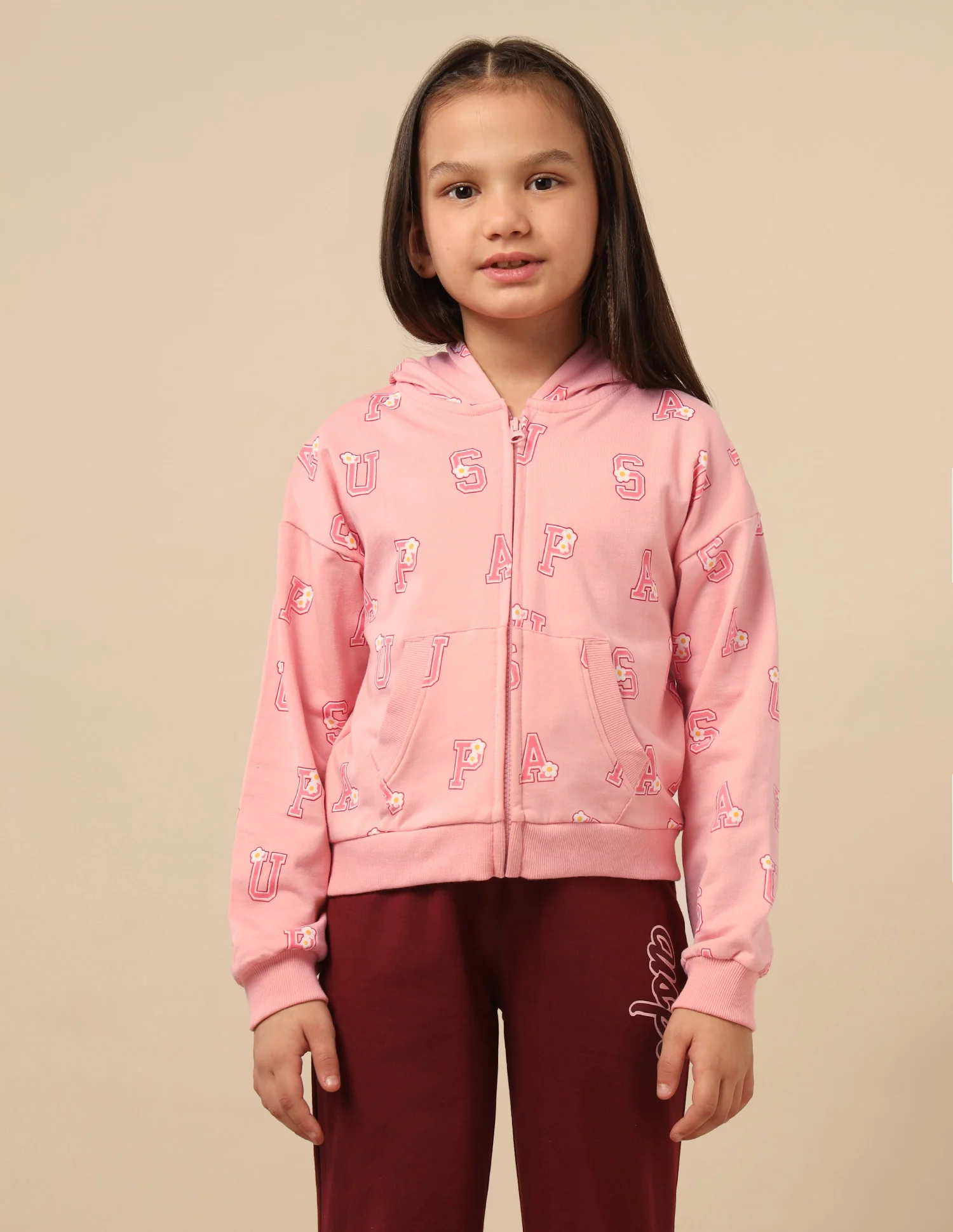 Girls Brand Printed Comfort Fit Sweatshirt - Image 6