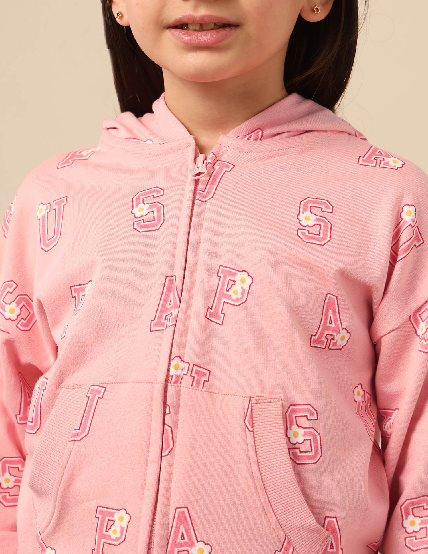 Girls Brand Printed Comfort Fit Sweatshirt - Image 7
