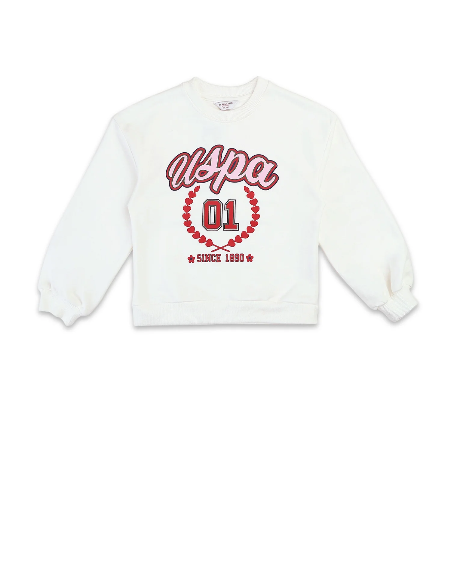 Girls Brand Printed Numeric Sweatshirt - Image 8