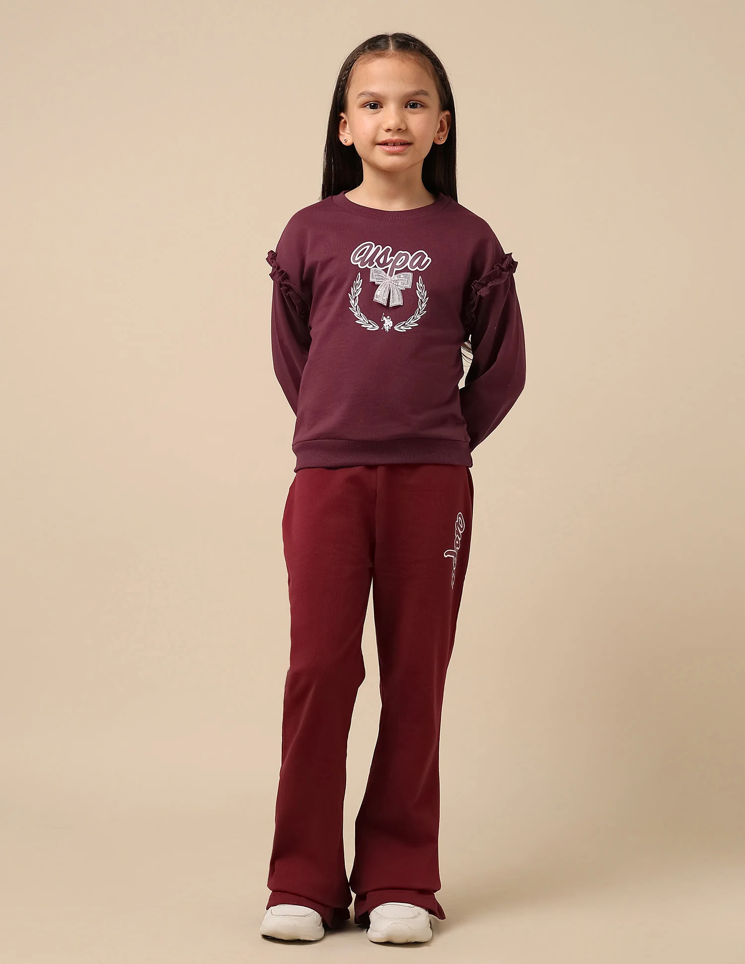 Girls Brand Printed Regular Fit Sweatshirt - Image 3