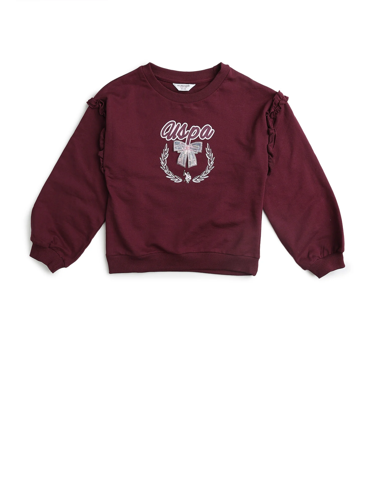 Girls Brand Printed Regular Fit Sweatshirt - Image 8