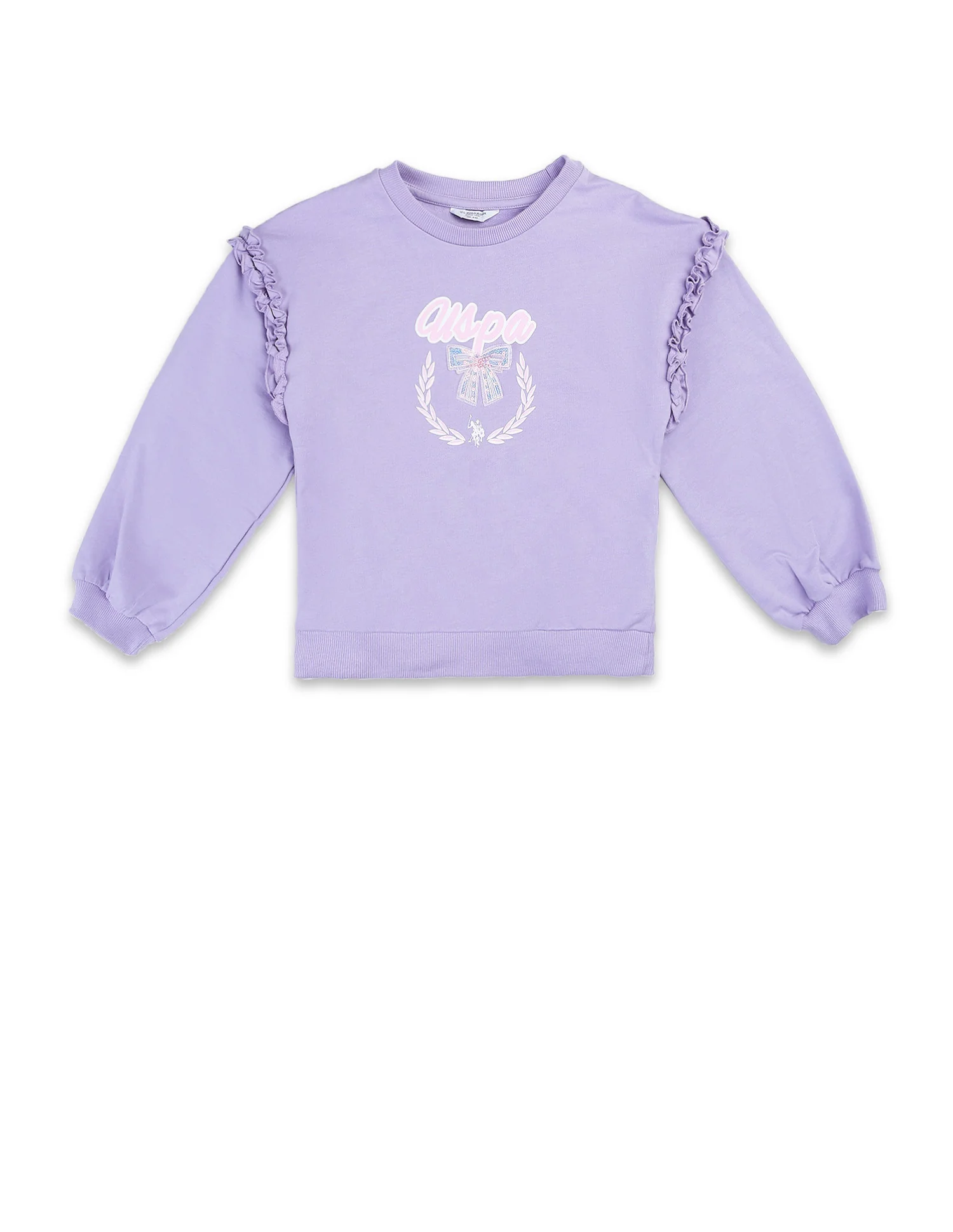 Girls Brand Printed Regular Fit Sweatshirt - Image 8