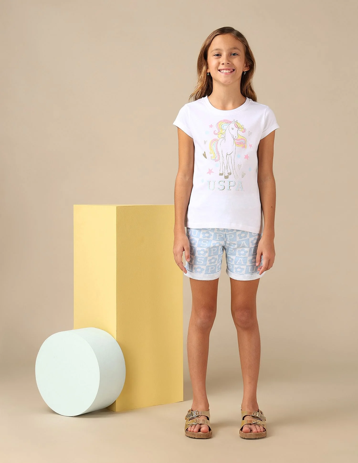Girls Brand Printed Regular Fit T-Shirt - Image 5