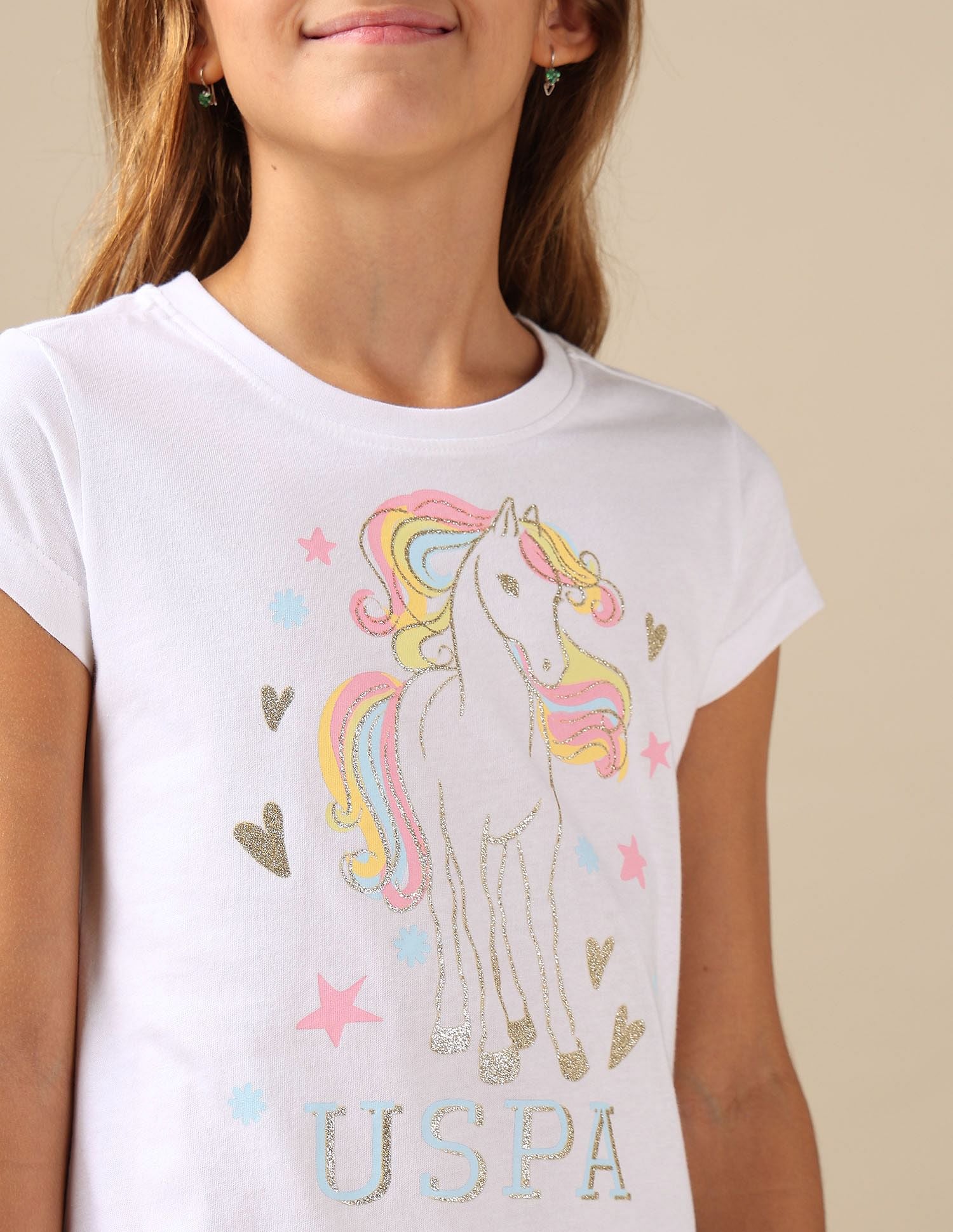Girls Brand Printed Regular Fit T-Shirt - Image 6