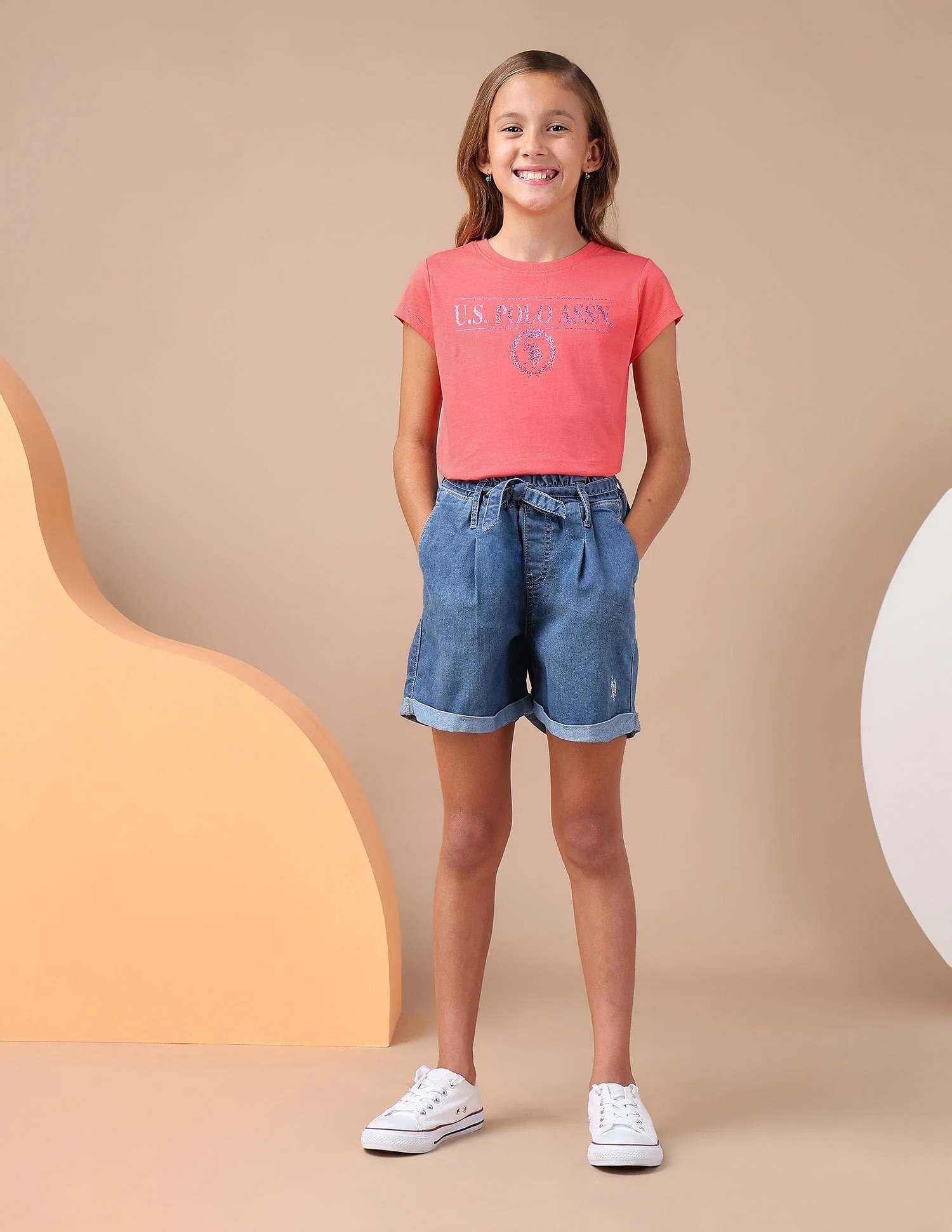 Girls Brand Printed Regular Fit T-Shirt - Image 3