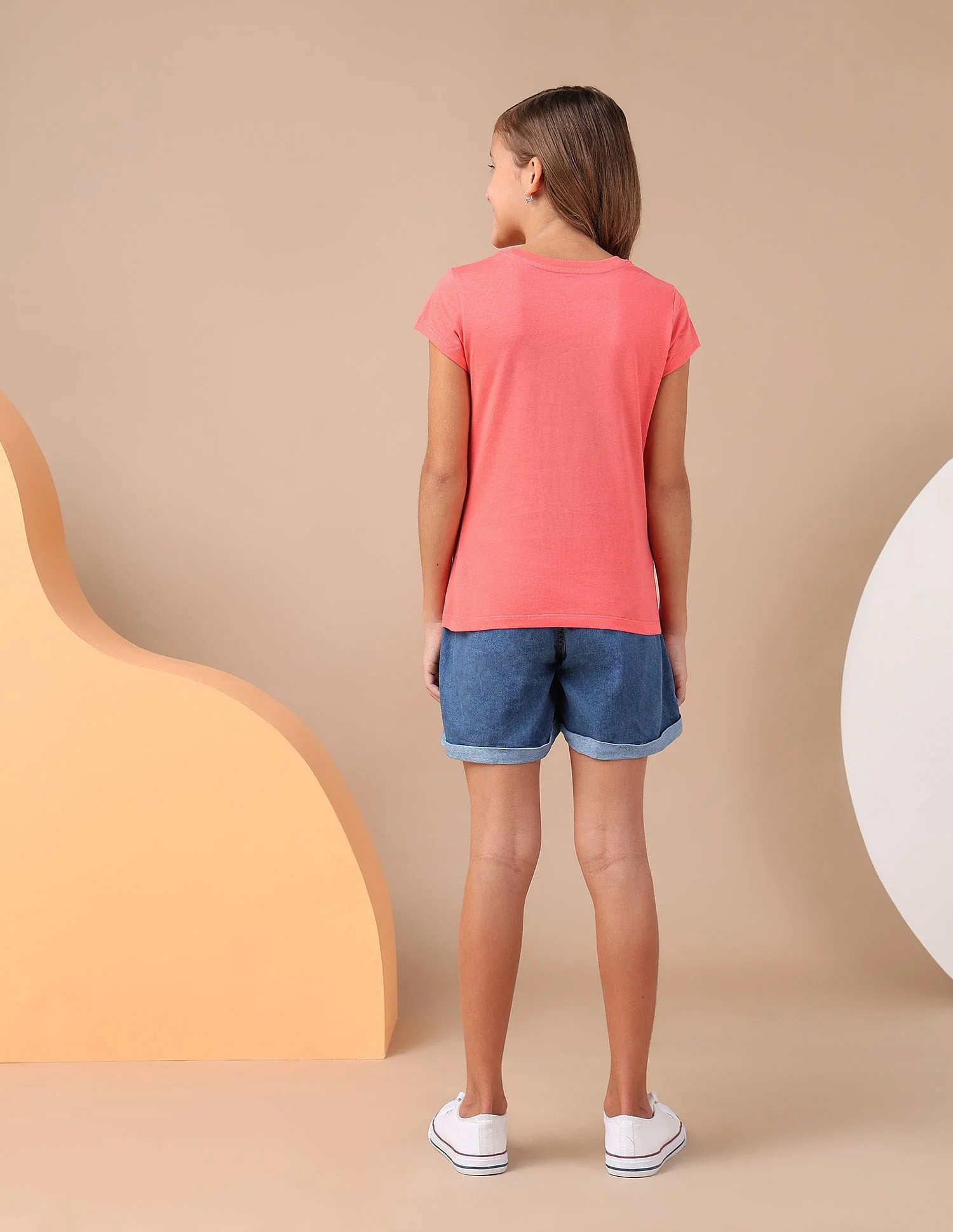 Girls Brand Printed Regular Fit T-Shirt - Image 4