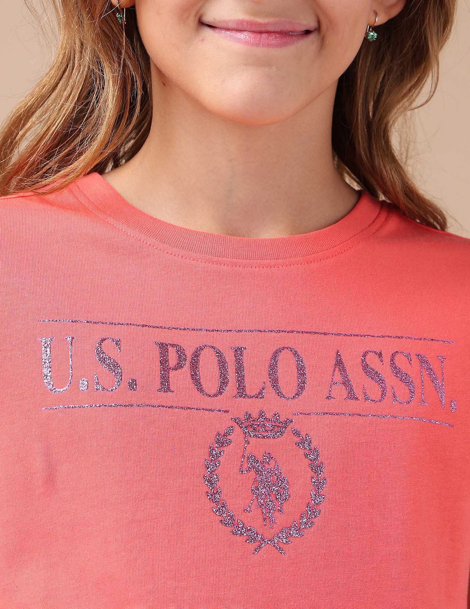 Girls Brand Printed Regular Fit T-Shirt - Image 5