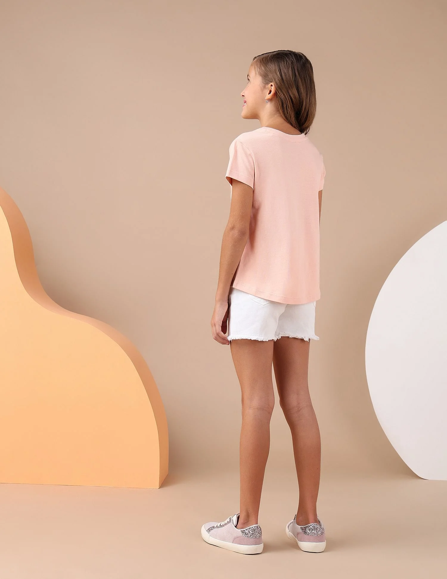 Girls Brand Printed Relaxed Fit T-Shirt - Image 5