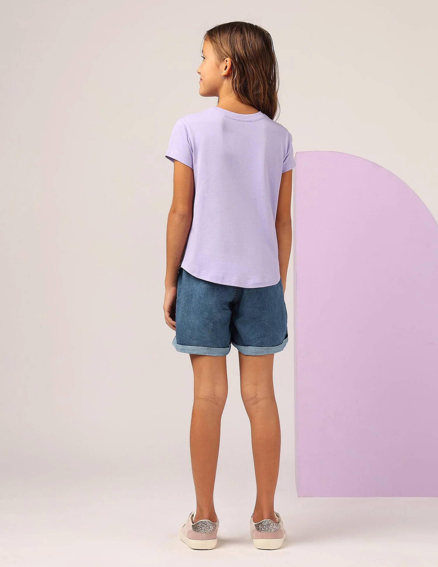 Girls Brand Printed Relaxed Fit T-Shirt - Image 5