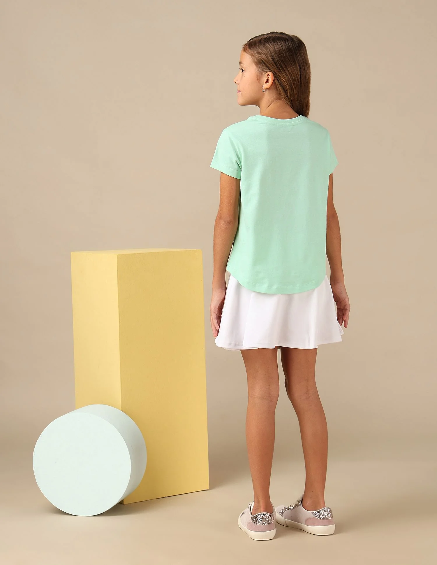 Girls Brand Printed Relaxed Fit T-Shirt - Image 3