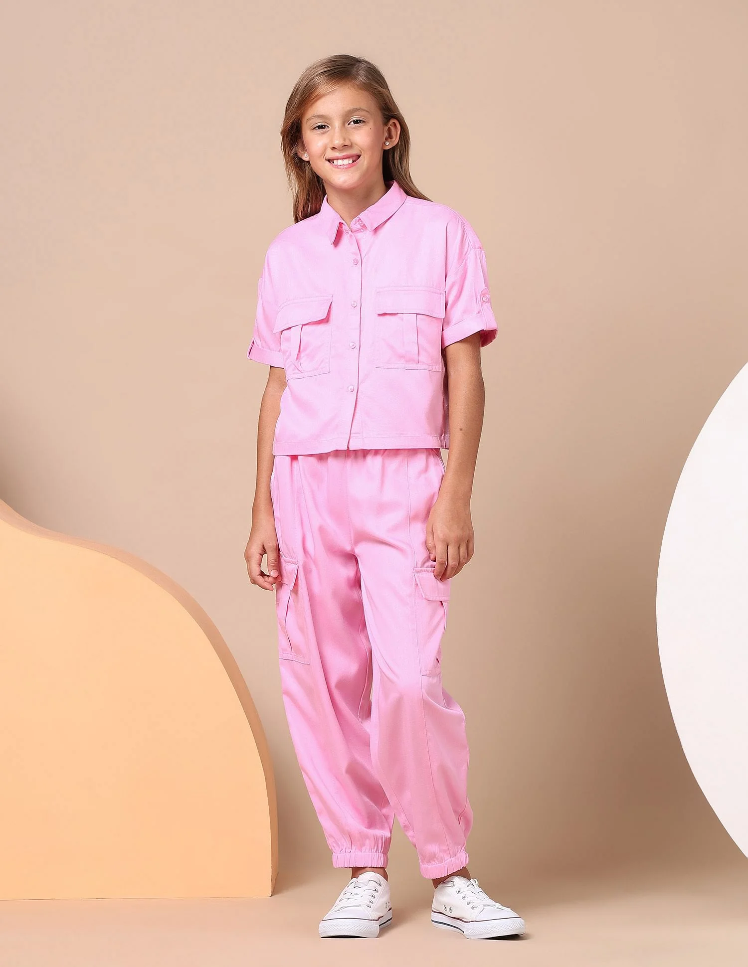 Girls Brand Taped Regular Fit Shirt Top - Image 3