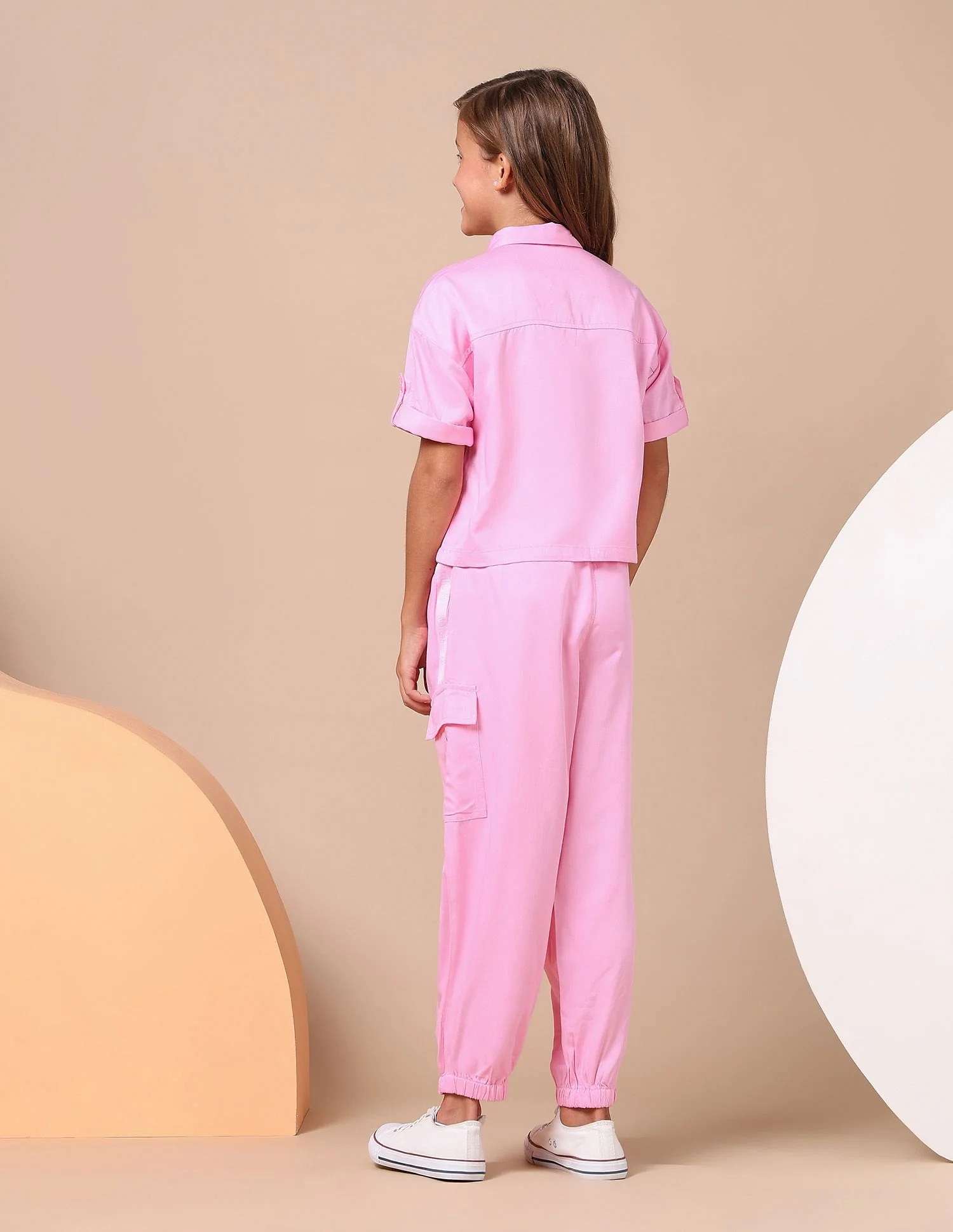 Girls Brand Taped Regular Fit Shirt Top - Image 4