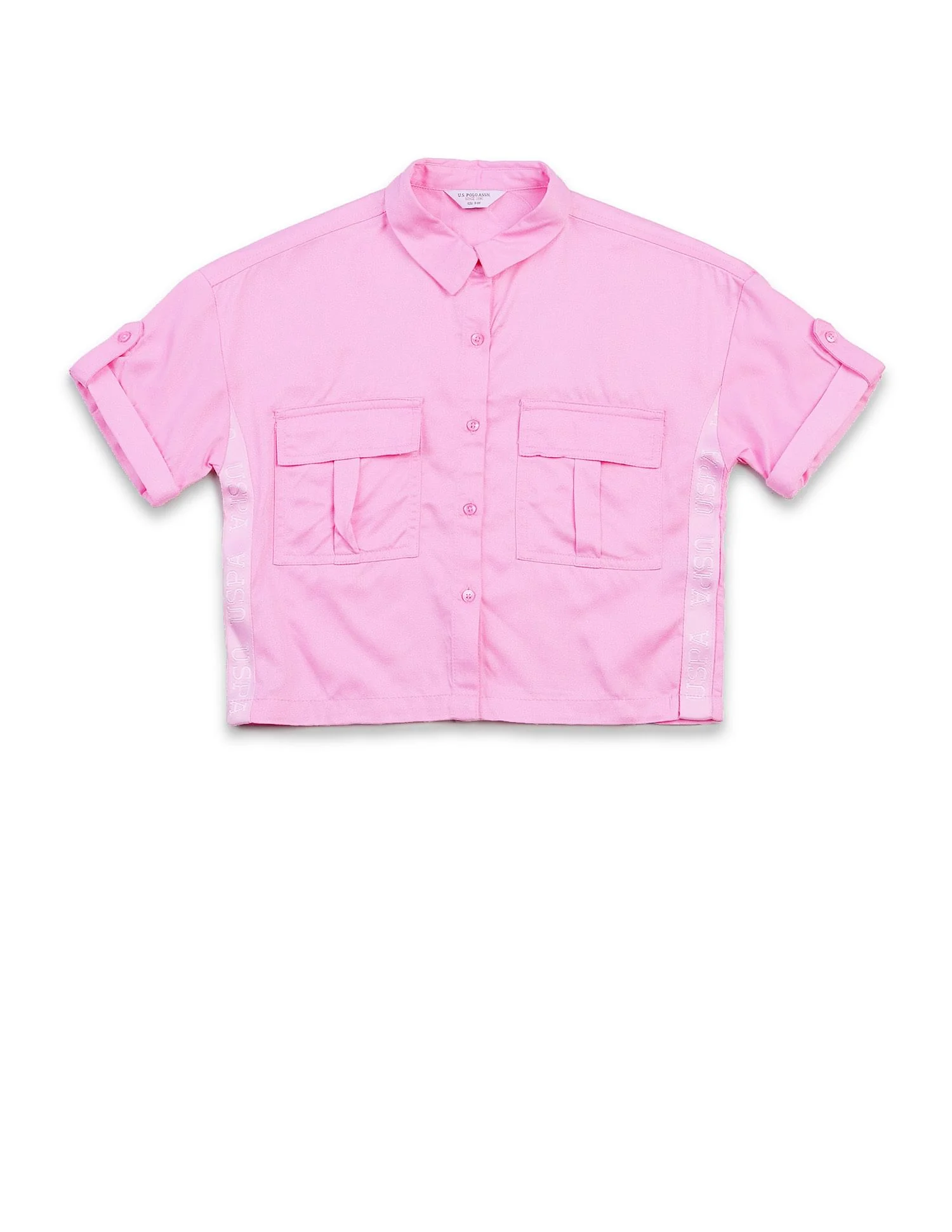 Girls Brand Taped Regular Fit Shirt Top - Image 6