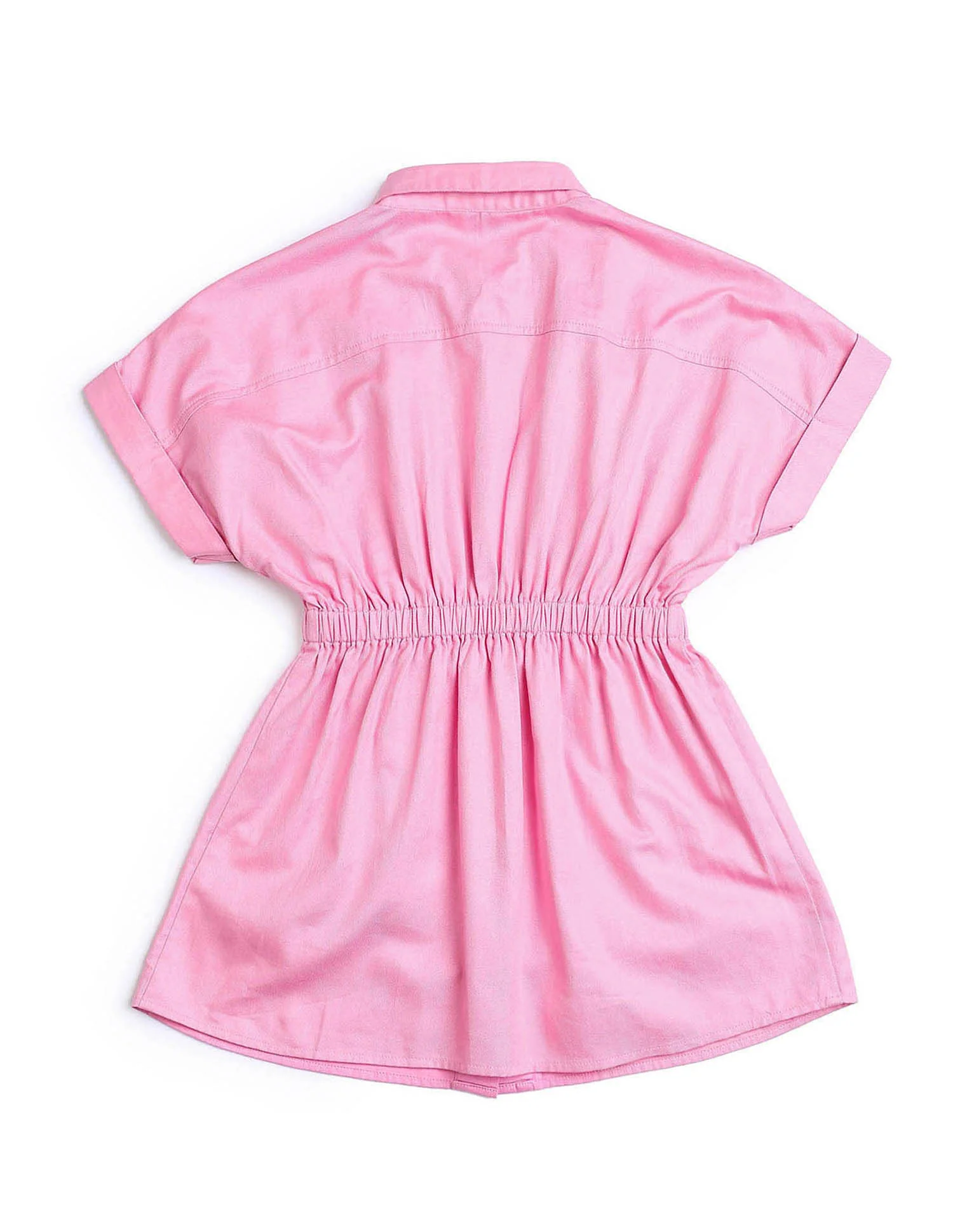 Girls Chambray Shirt Dress - Image 7
