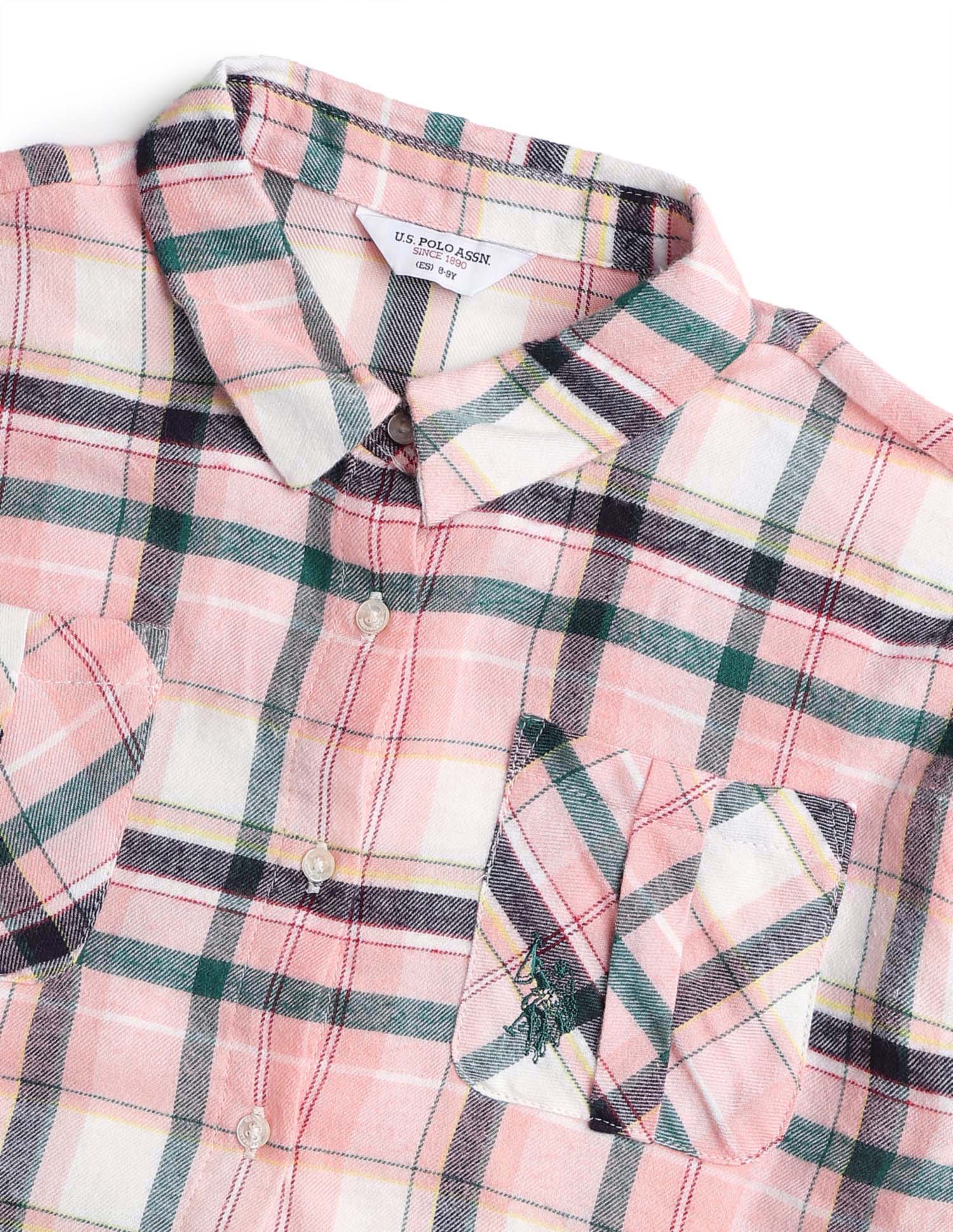 Girls Checked Regular Fit Top - Image 10