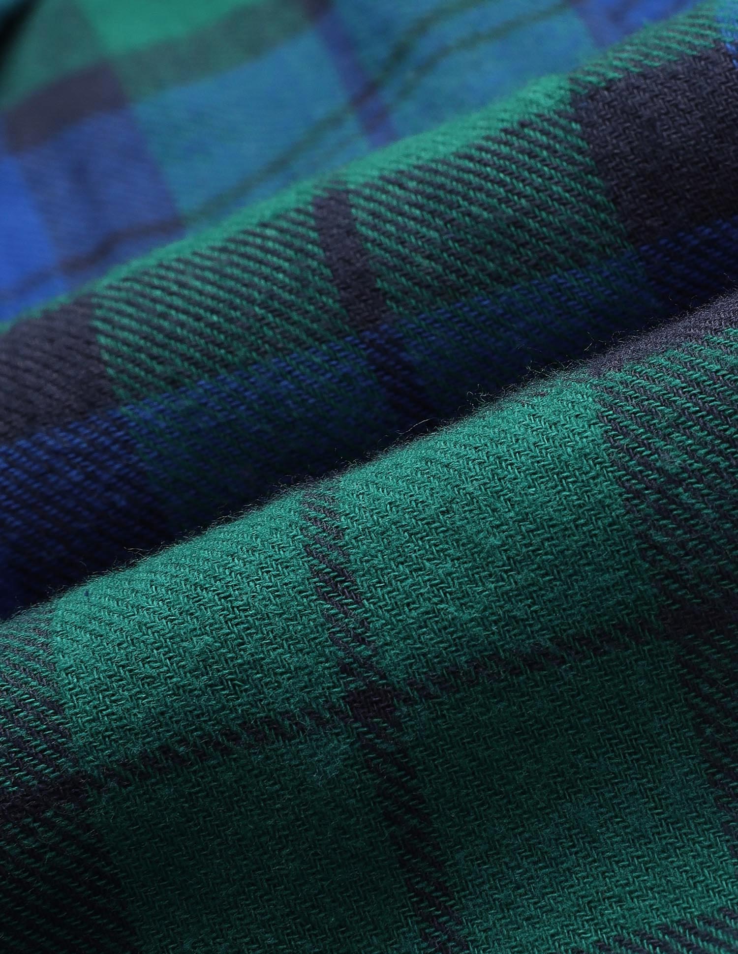 Girls Checked Shirt Dress - Image 2