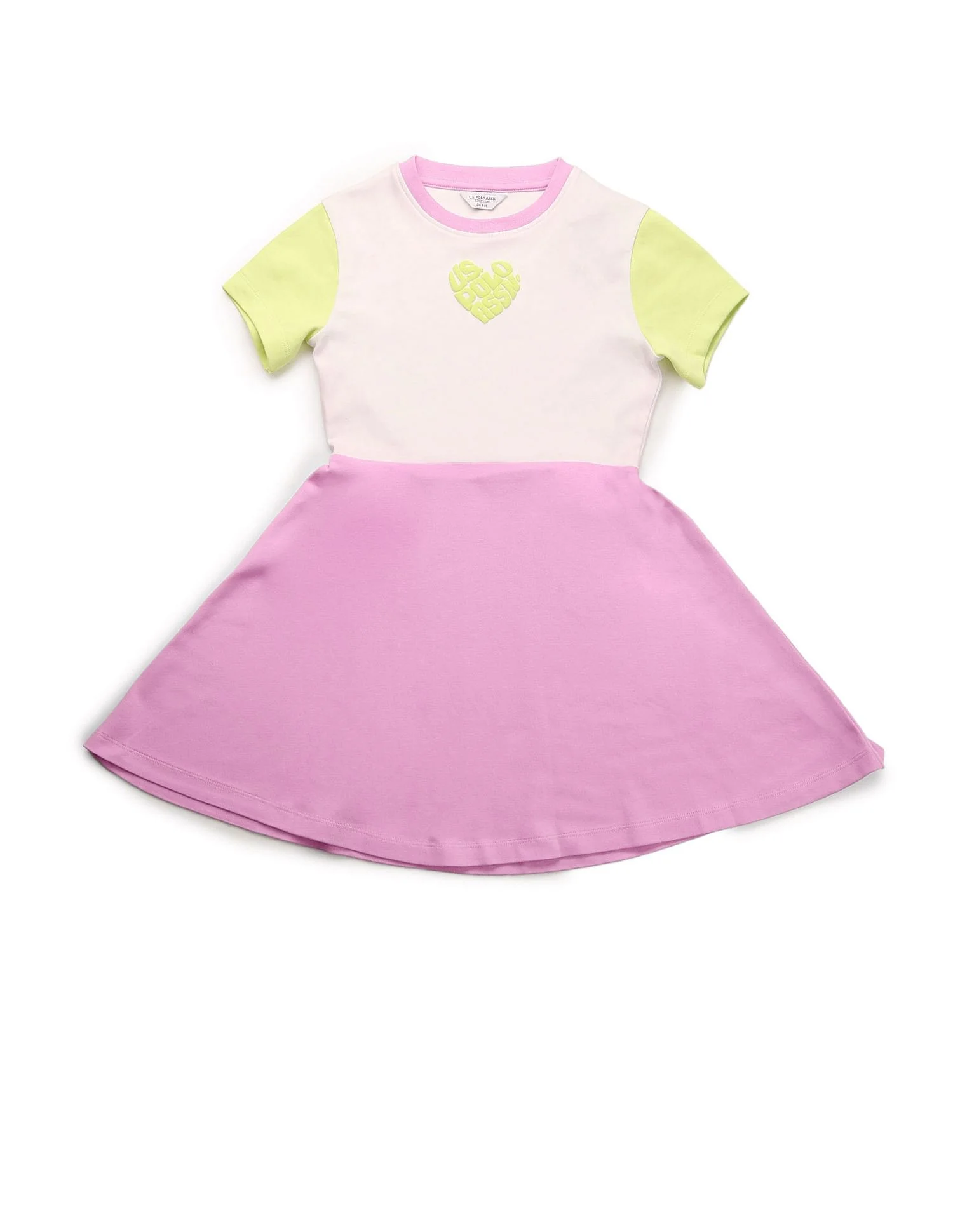 Girls Colorblocked Fit And Flare Dress - Image 6