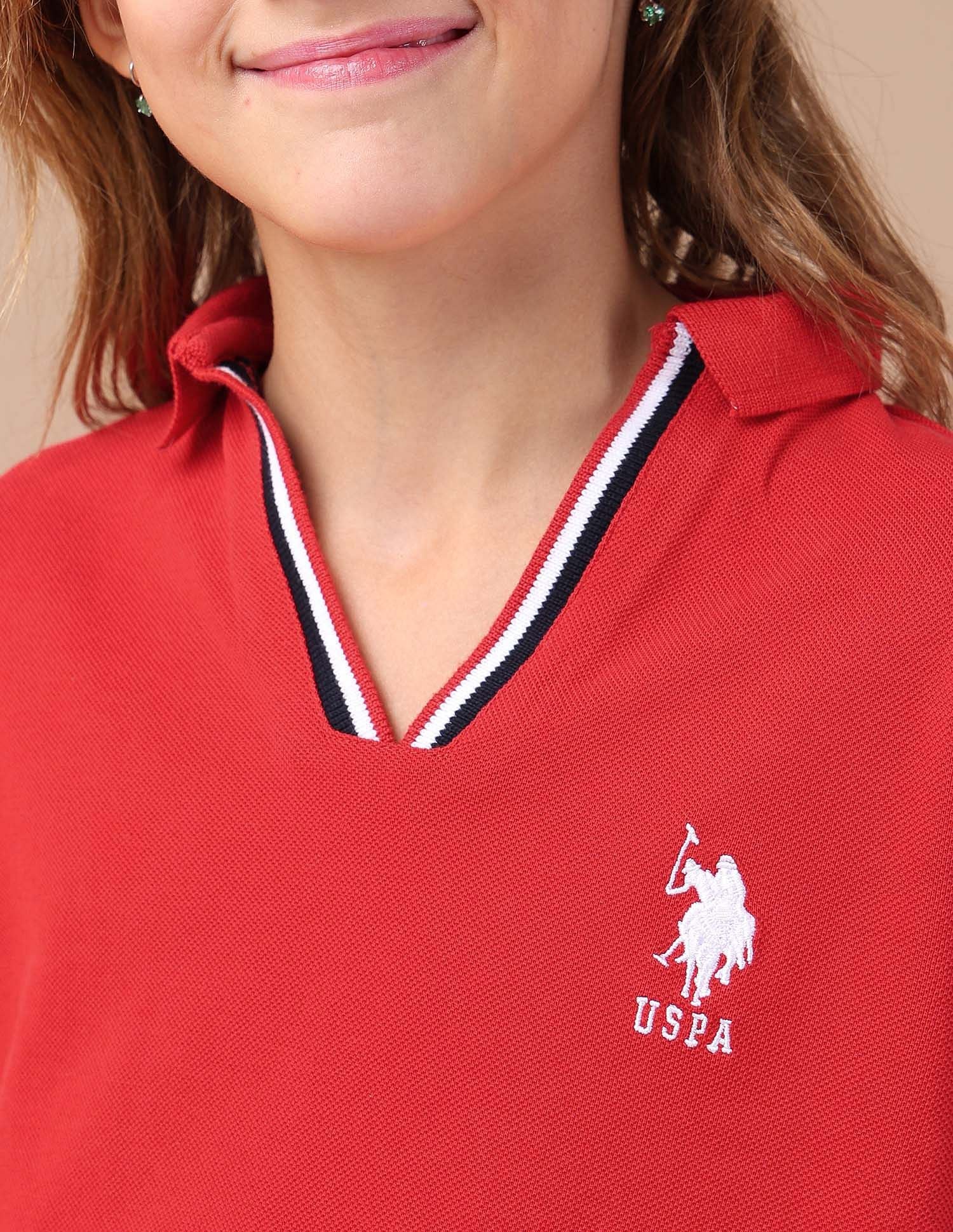 Girls Cotton Soccer Style Polo Shirt - Image 6