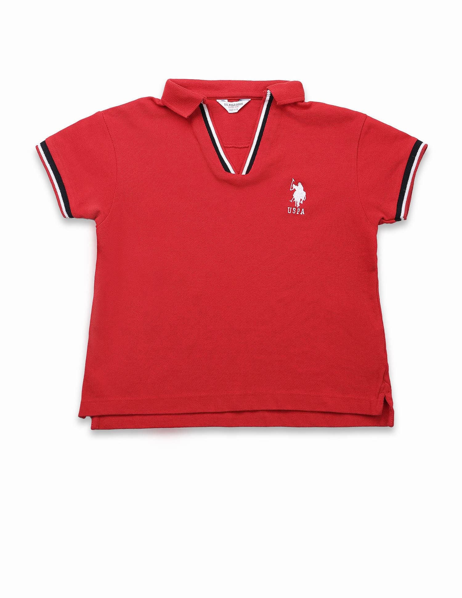 Girls Cotton Soccer Style Polo Shirt - Image 7