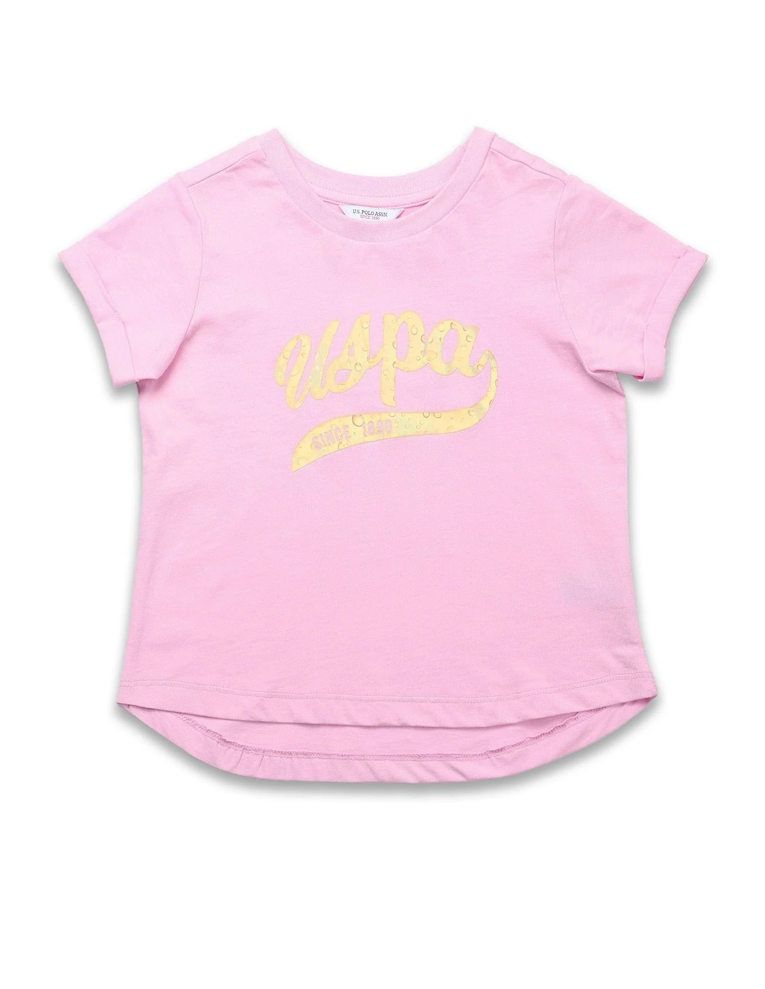 Girls Cotton Textured Foil T-Shirt - Image 6