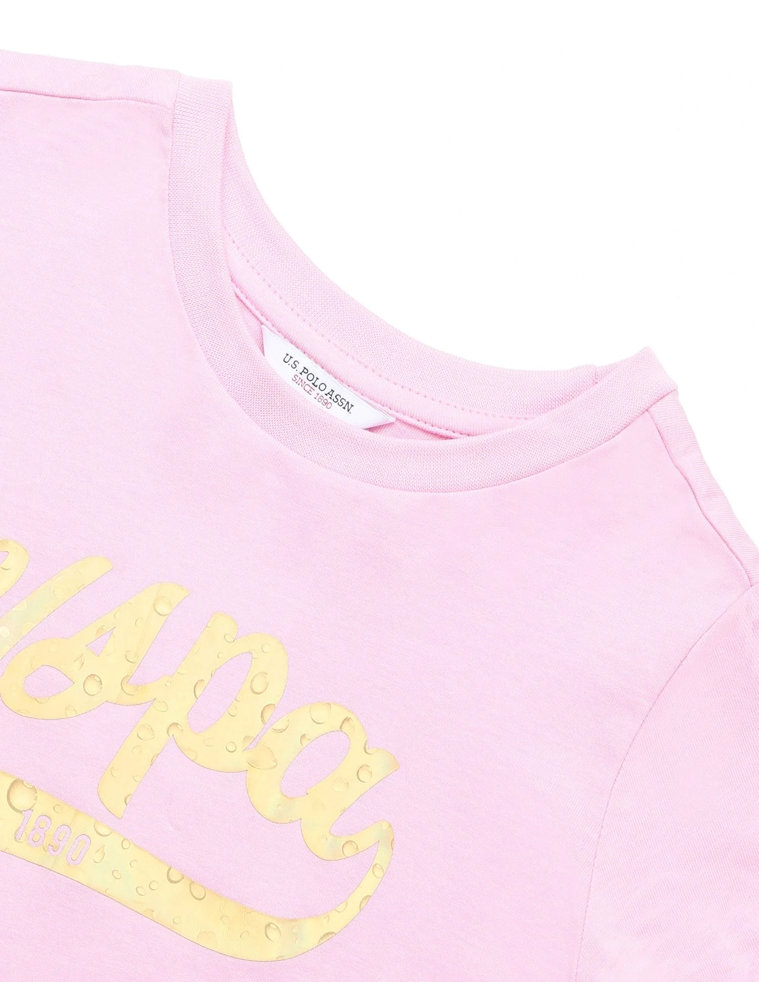 Girls Cotton Textured Foil T-Shirt - Image 8