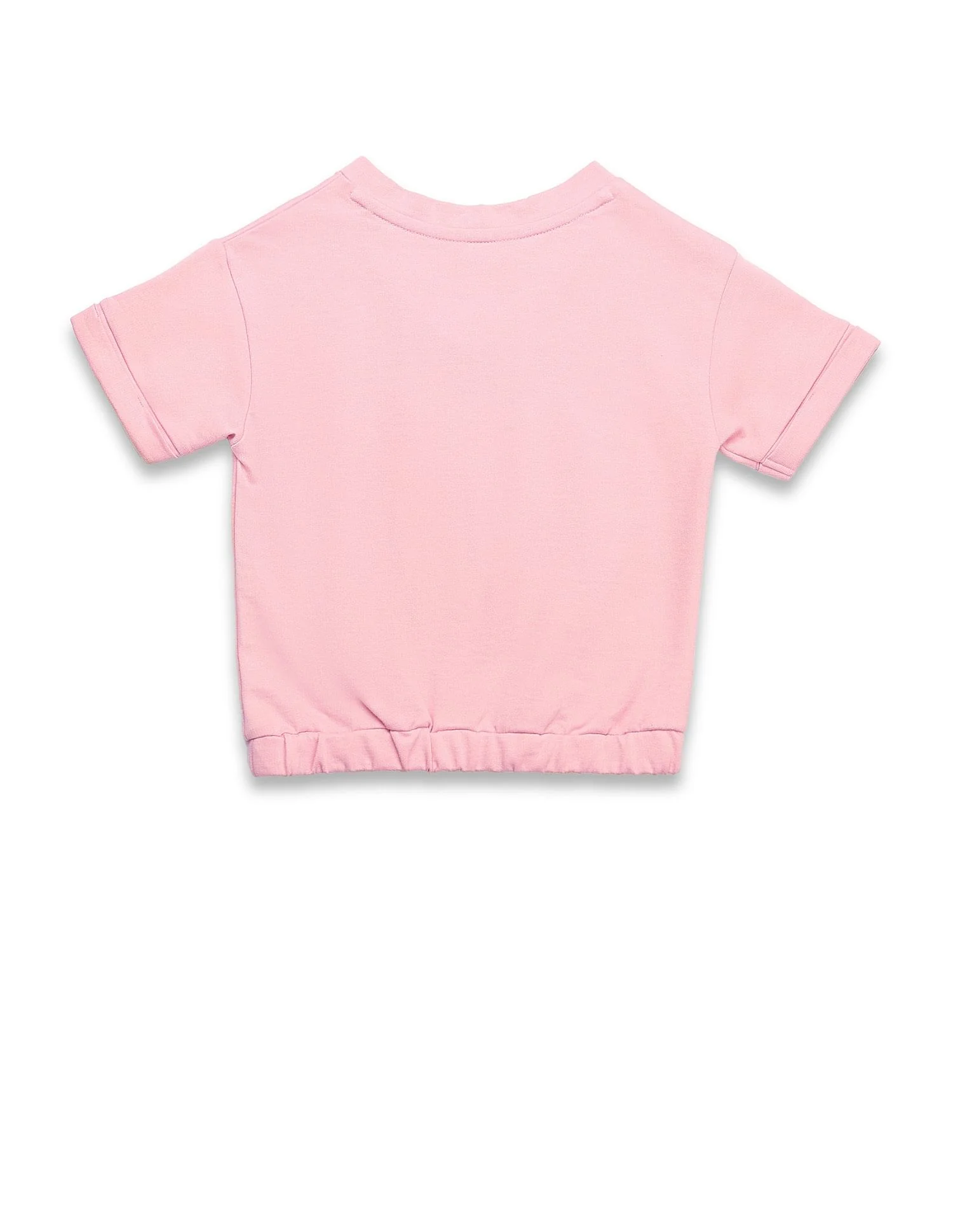 Girls Crest Embroidered Cotton T-Shirt - Image 7