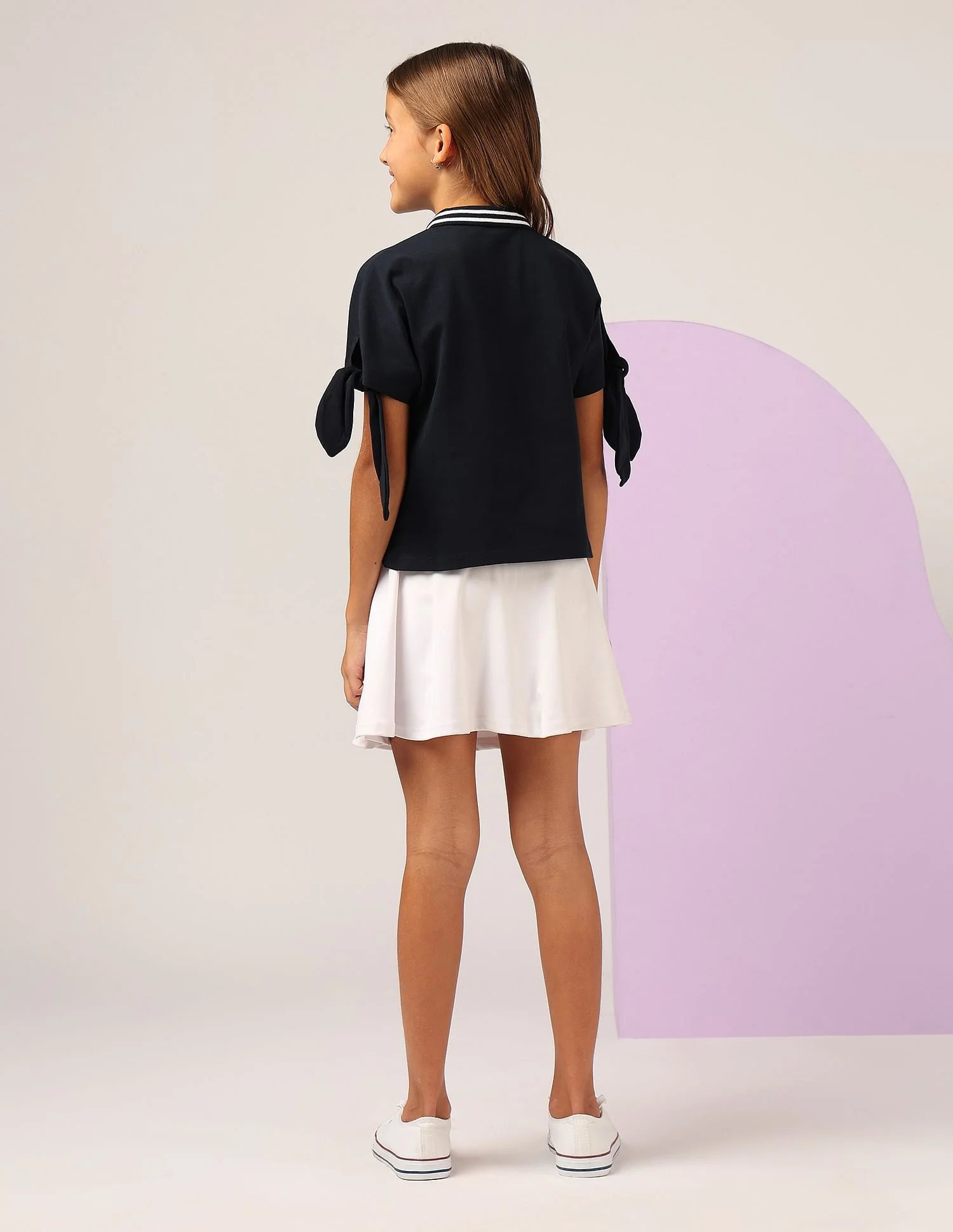 Girls Cruise Nautical Polo Shirt - Image 4