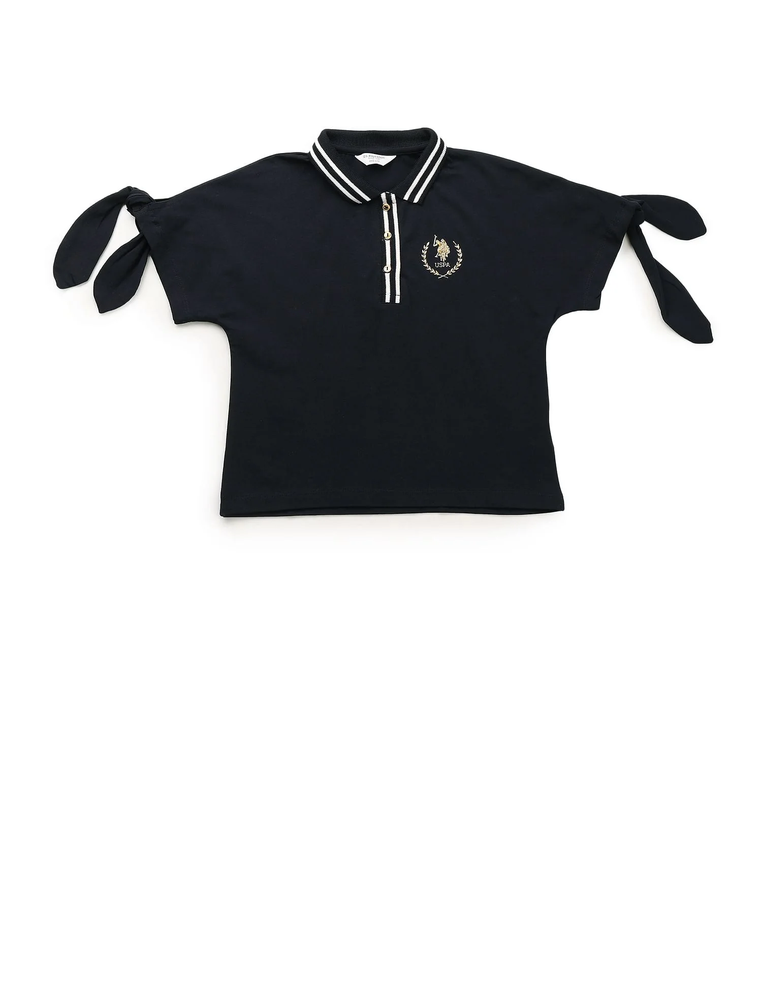 Girls Cruise Nautical Polo Shirt - Image 6