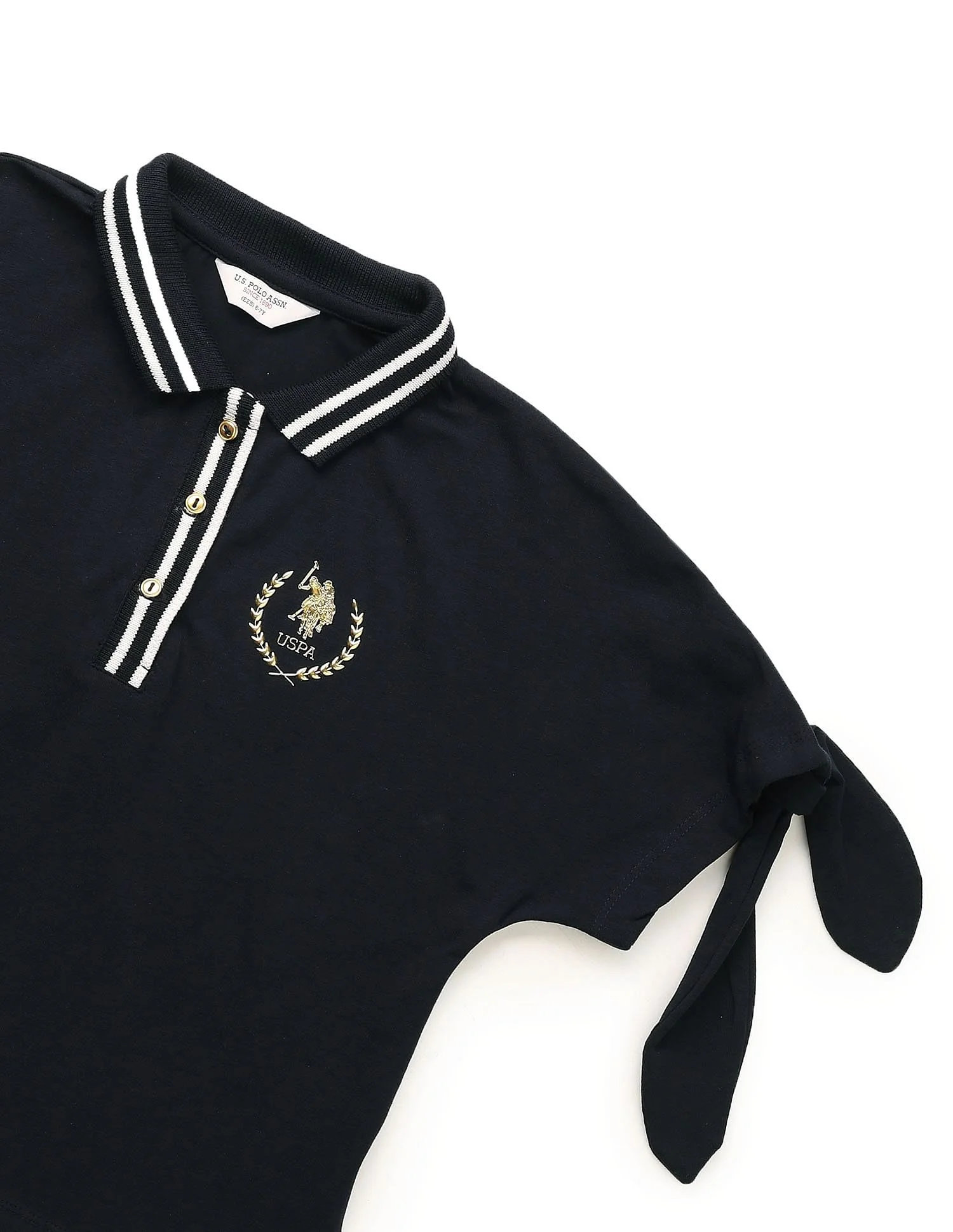 Girls Cruise Nautical Polo Shirt - Image 8
