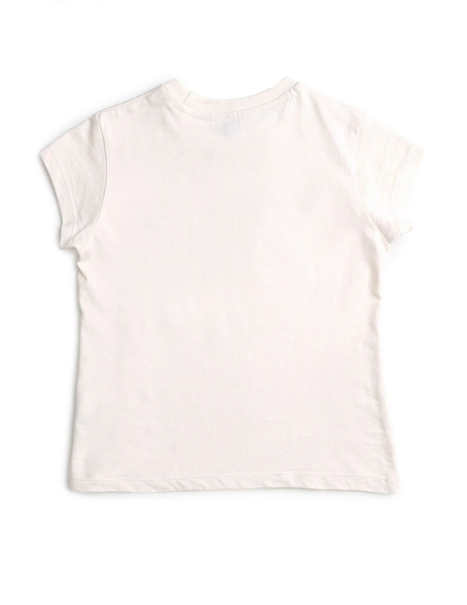 Girls Embellised Metallic Brand Printed Top - Image 9