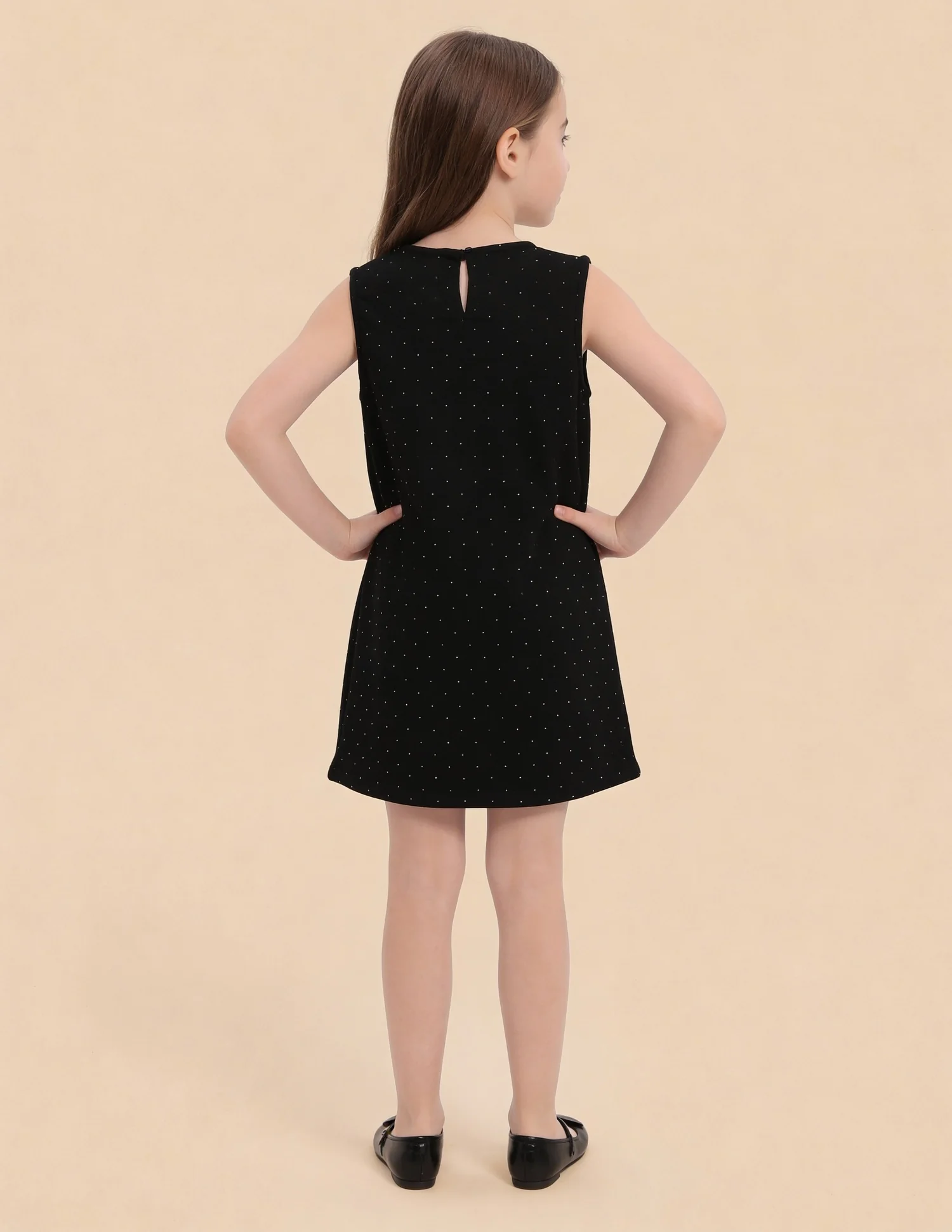 Girls Embellished A-Line Dress - Image 4
