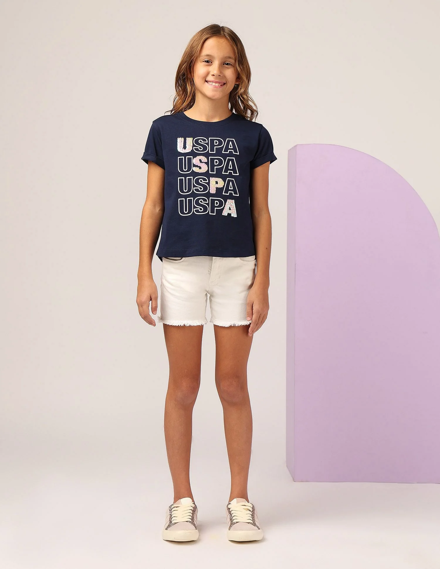 Girls Flip Sequins Relaxed Fit T-Shirt - Image 4
