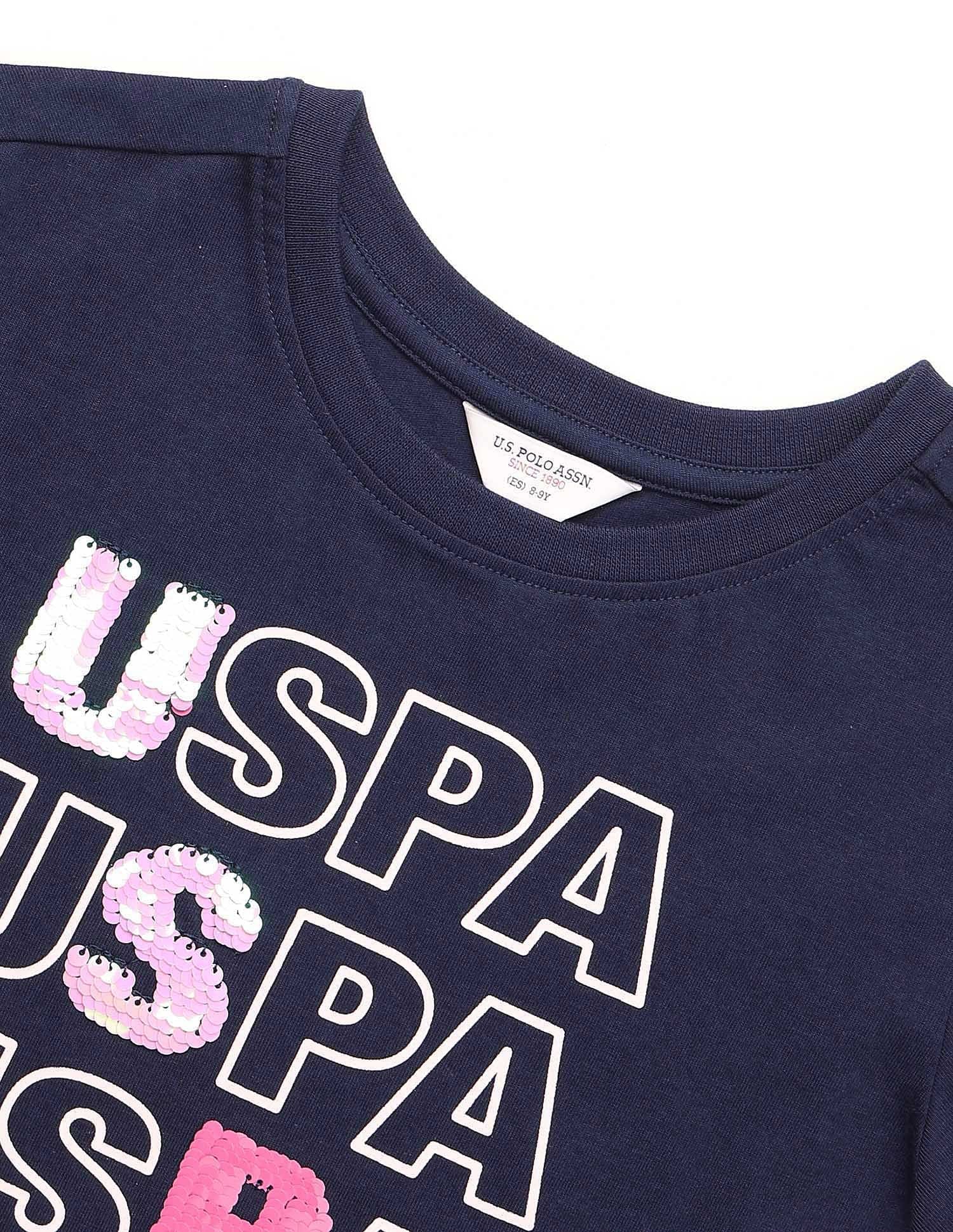 Girls Flip Sequins Relaxed Fit T-Shirt - Image 9