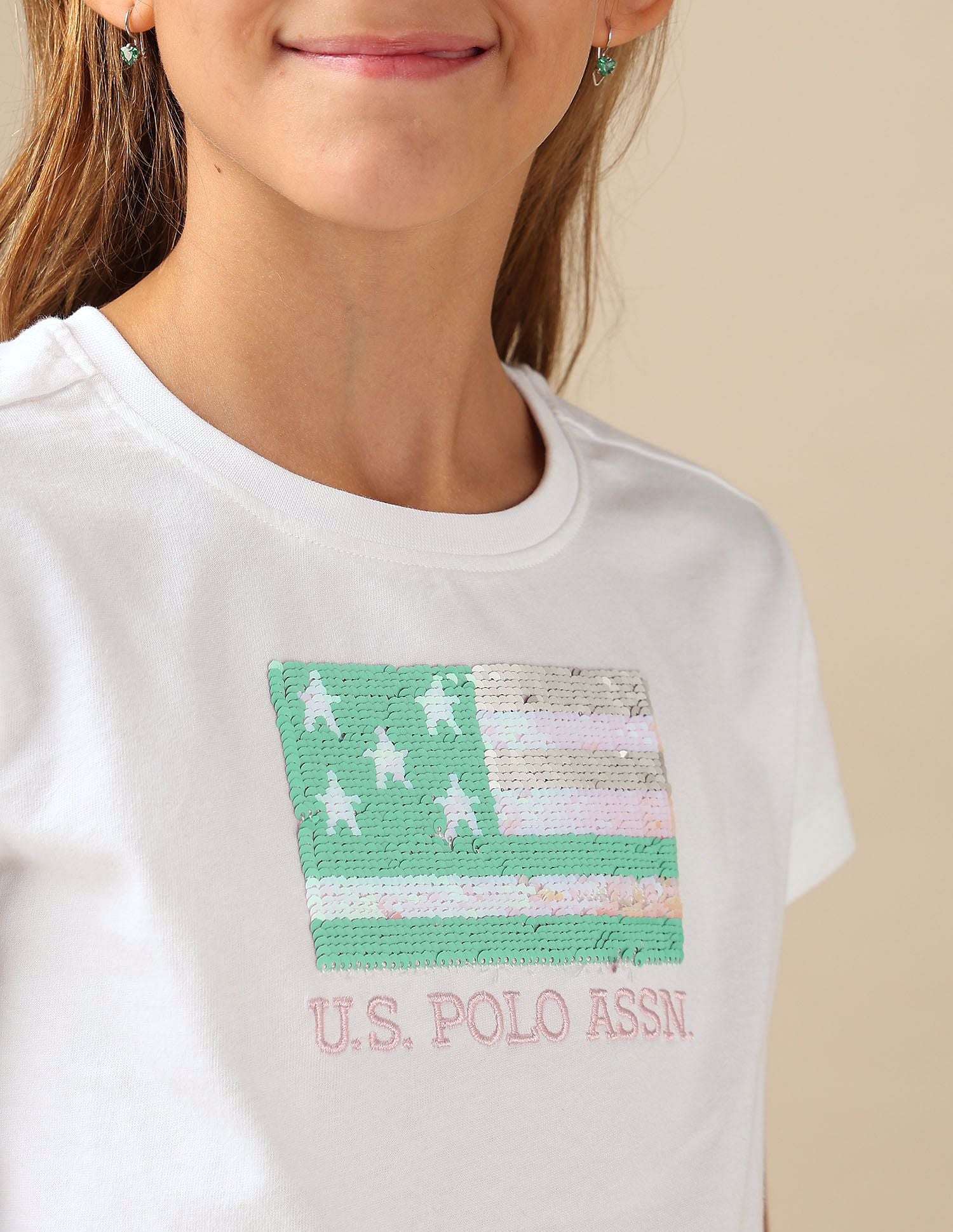 Girls Flip Sequins Relaxed Fit T-Shirt - Image 10