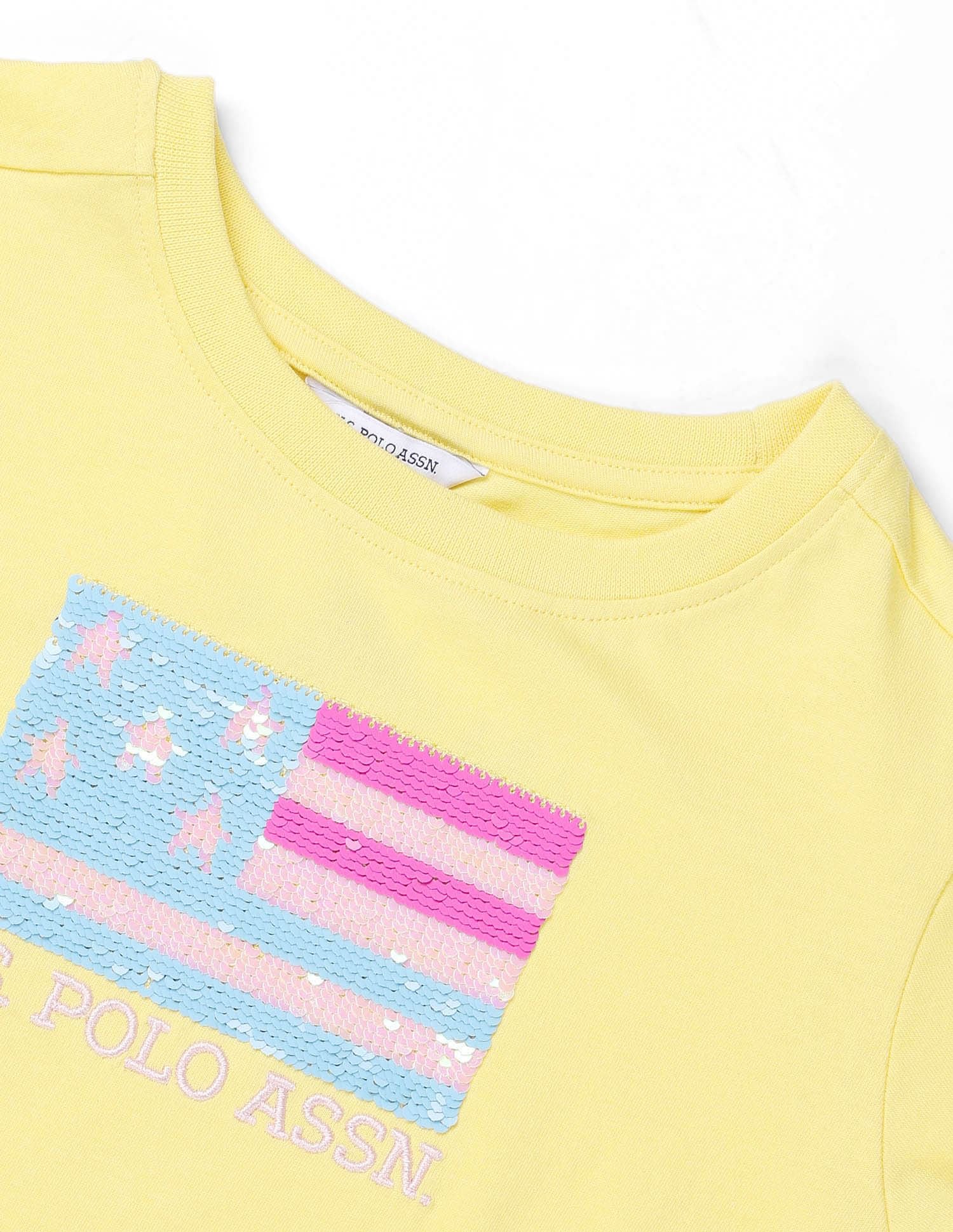 Girls Flip Sequins Relaxed Fit  T-Shirt - Image 9