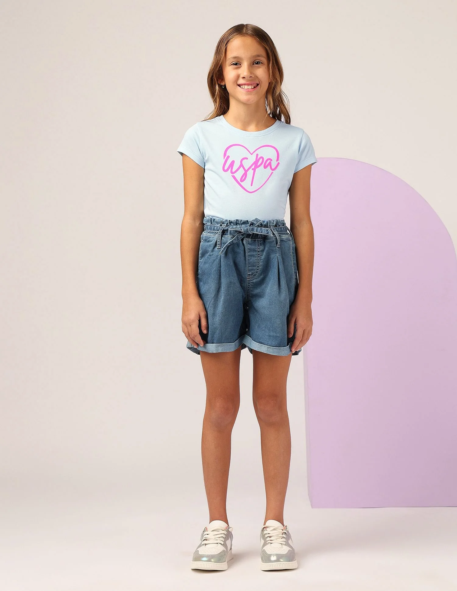 Girls Flock Print Regular Fit T-Shirt - Image 3
