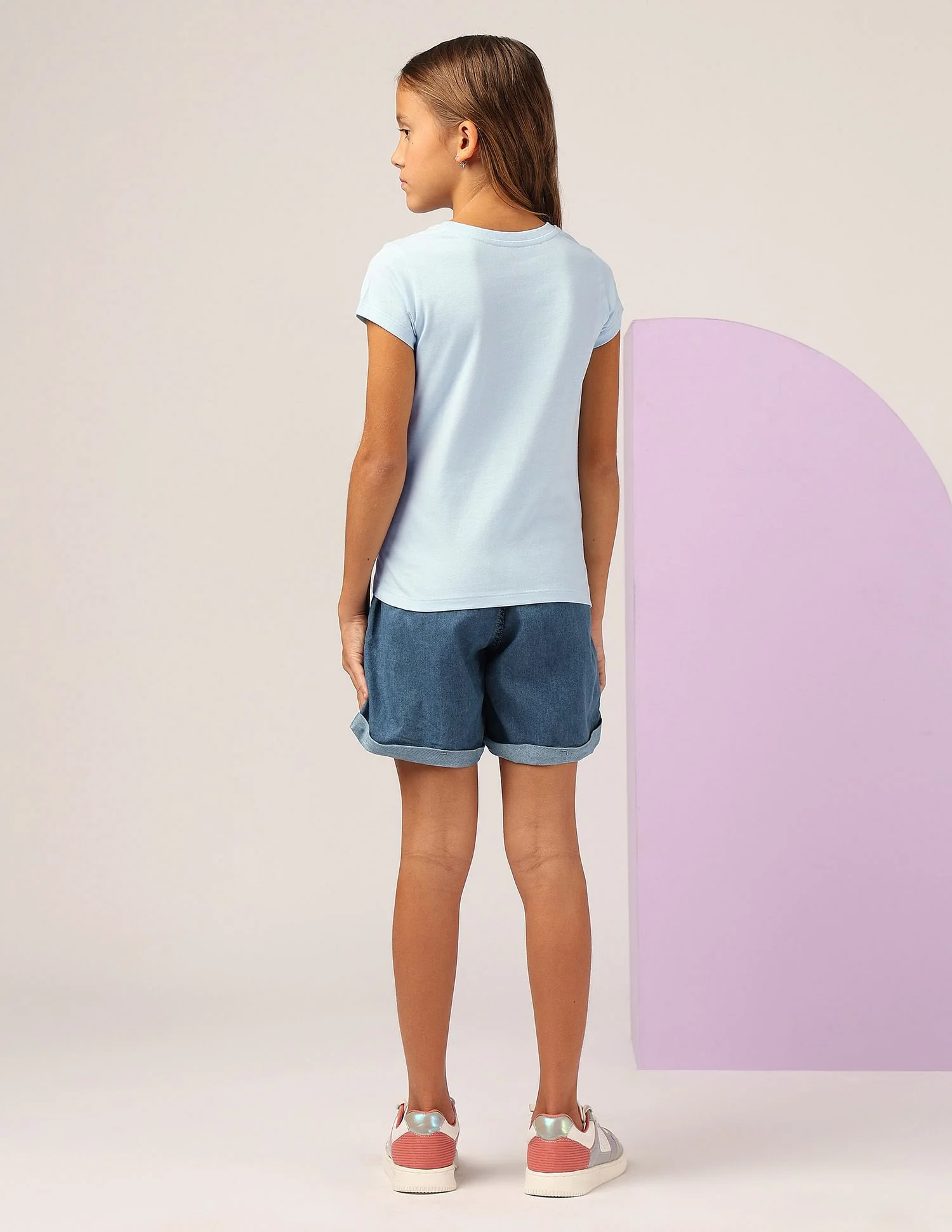 Girls Flock Print Regular Fit T-Shirt - Image 4