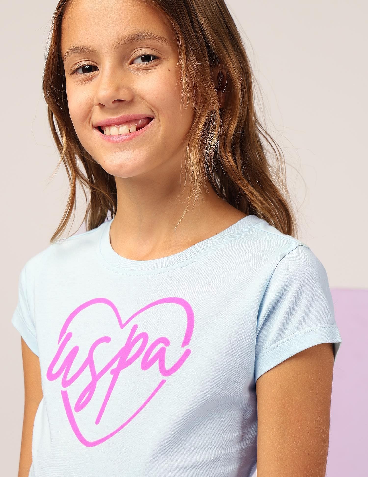 Girls Flock Print Regular Fit T-Shirt - Image 5