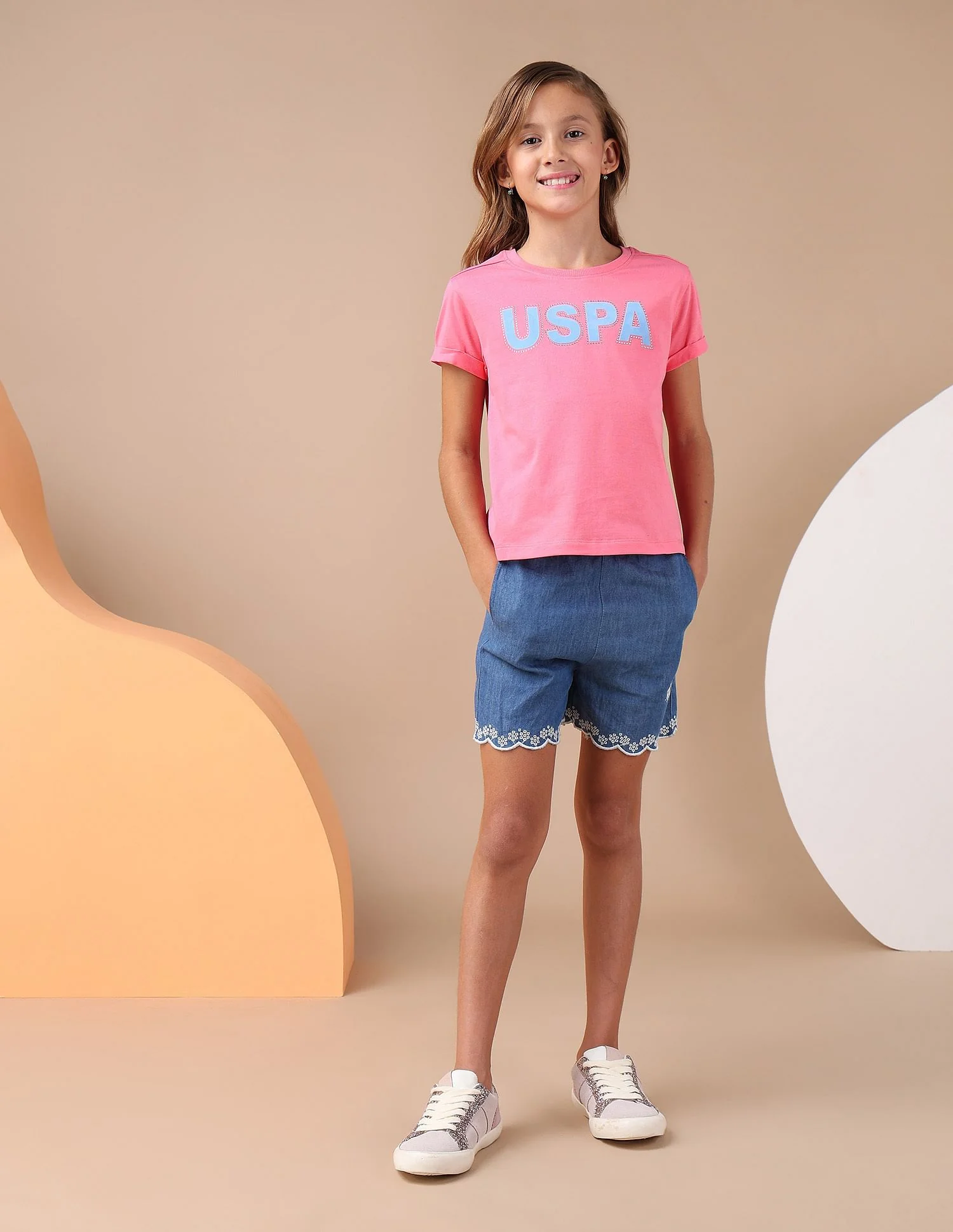 Girls Flock Print Relaxed Fit T-Shirt - Image 3