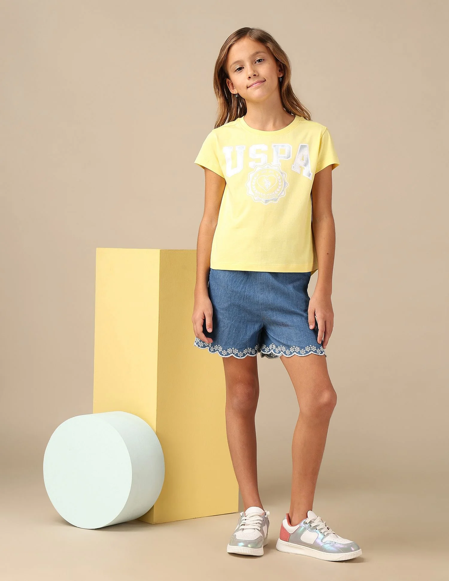 Girls Foil Print Relaxed Fit T-Shirt - Image 4
