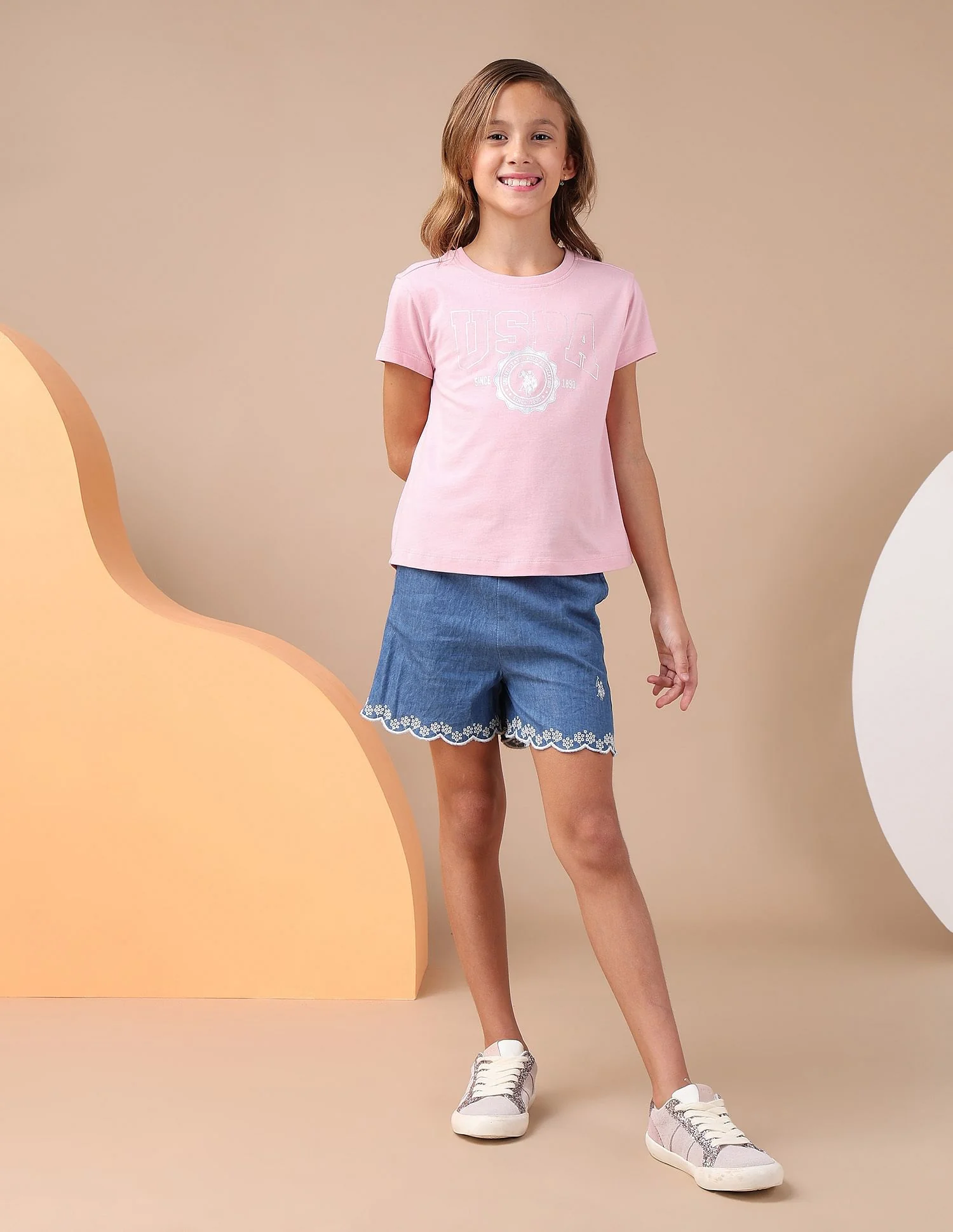 Girls Foil Print Relaxed Fit T-Shirt - Image 3