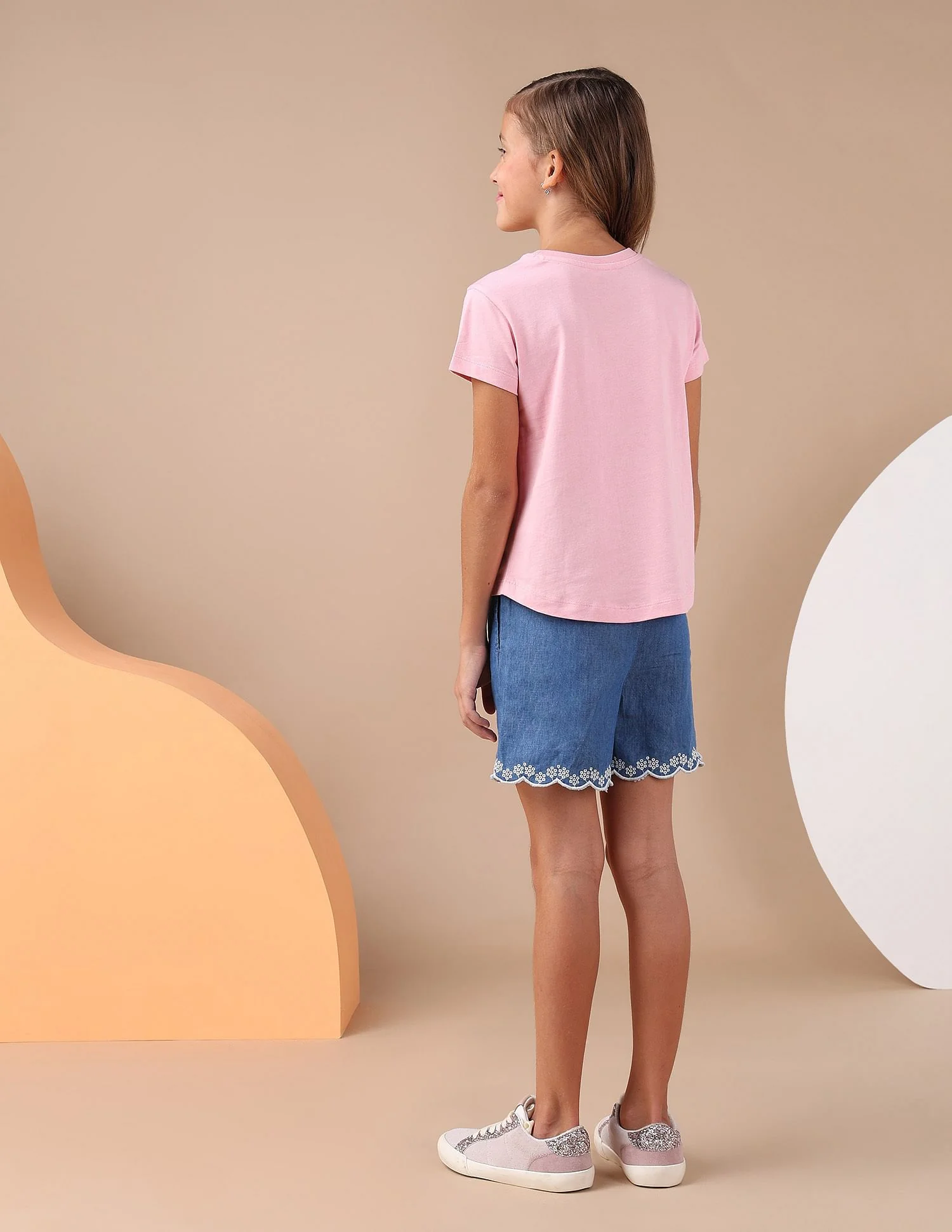 Girls Foil Print Relaxed Fit T-Shirt - Image 4