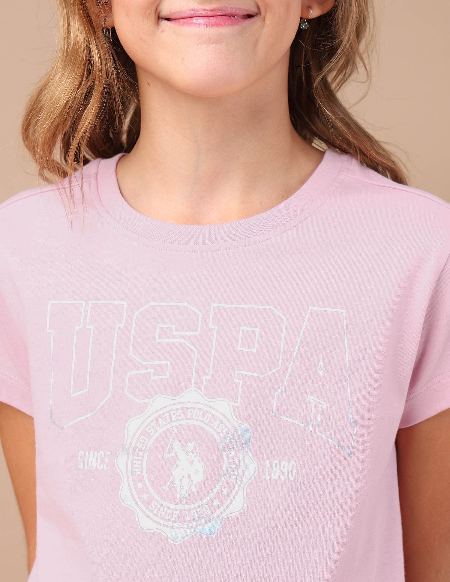 Girls Foil Print Relaxed Fit T-Shirt - Image 5